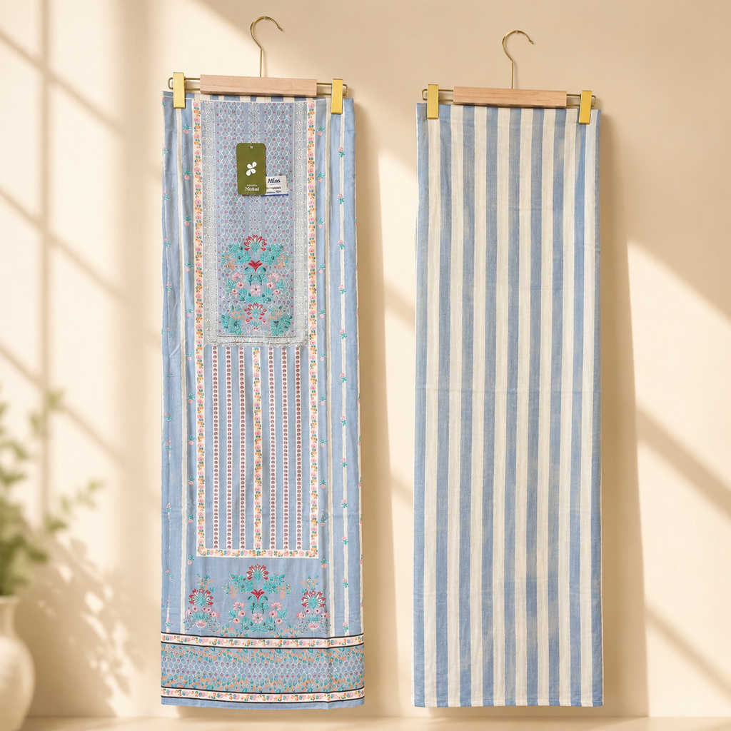 Hamza Pure Cotton Unstitched Suit