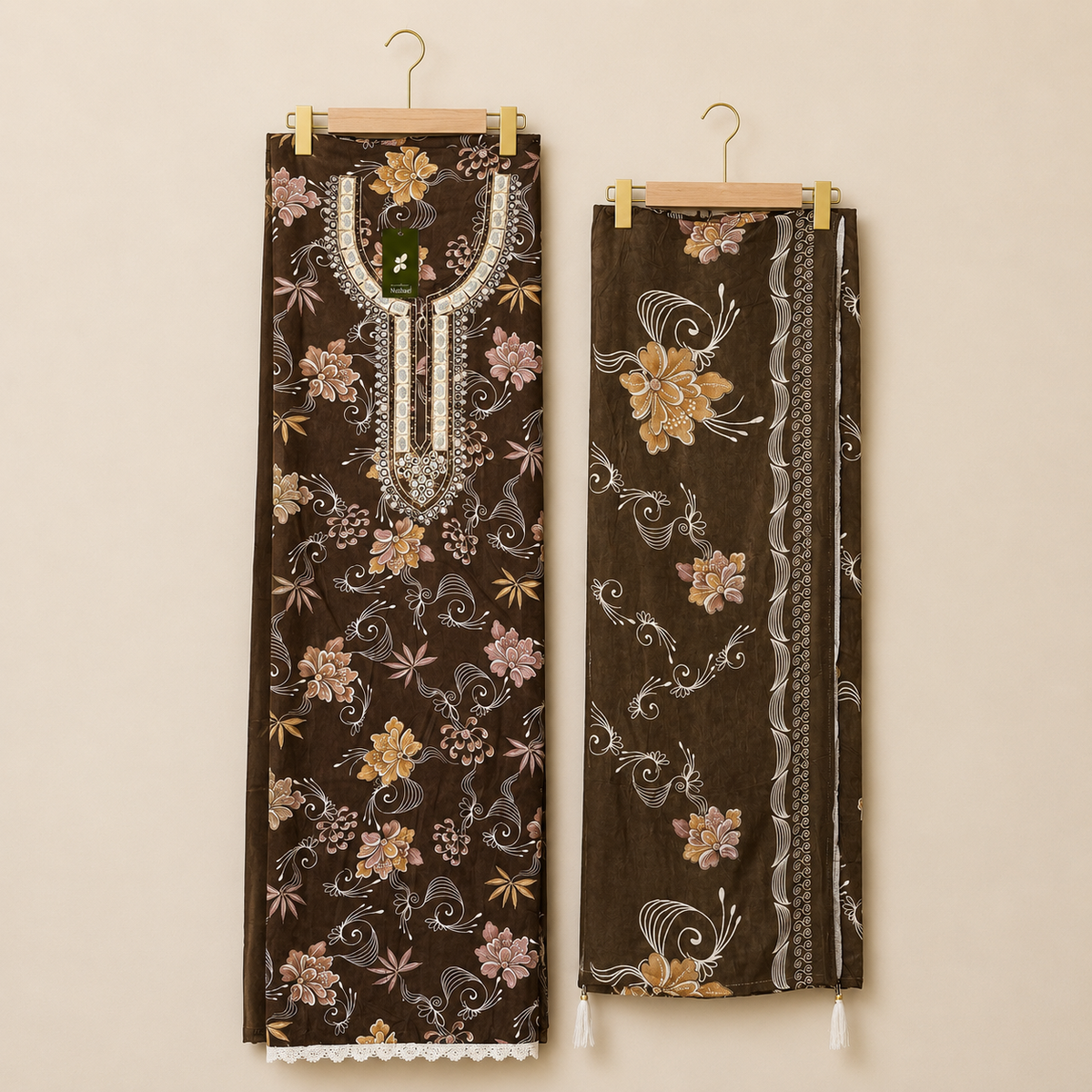 Zohaishi — Rayon Unstitched Premium Suit
