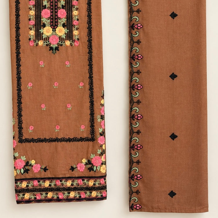 Kashmiri unstitched suit