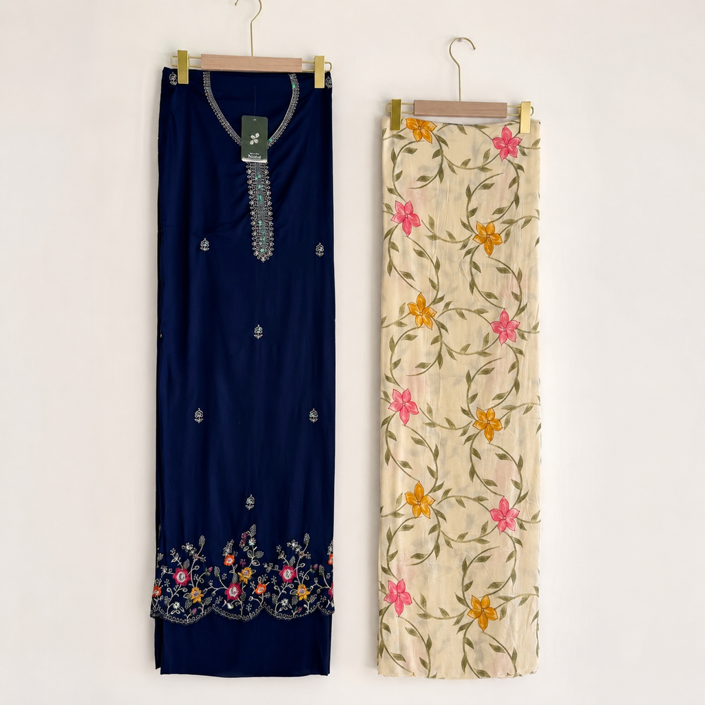 Rimshaara Premium Rayon Unstitched Suit