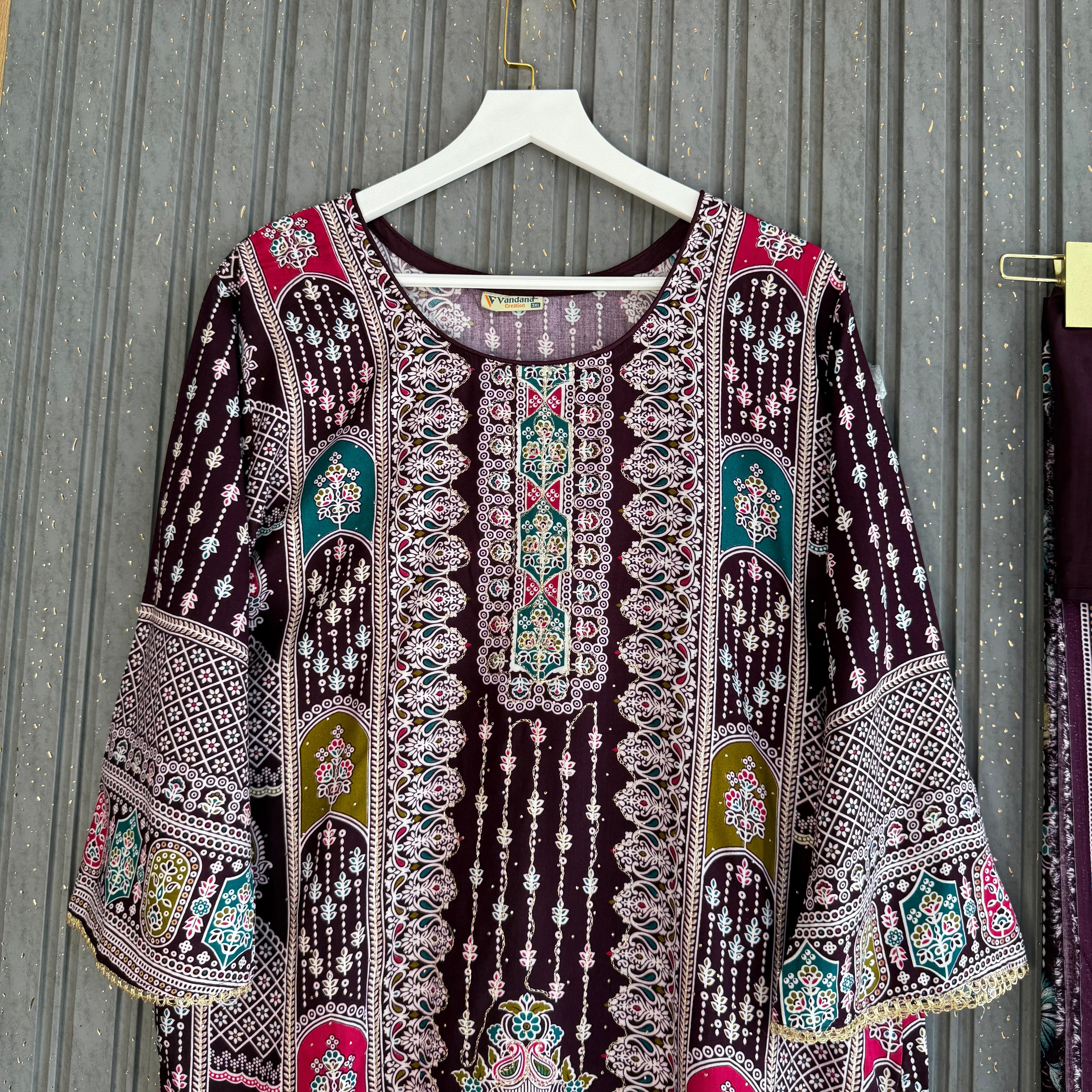 Momal Pakistani rayon suit