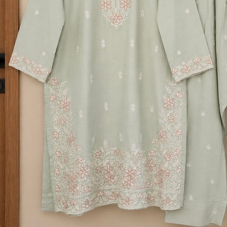 Nameera Soft Embroidered Pakistani Suit Set