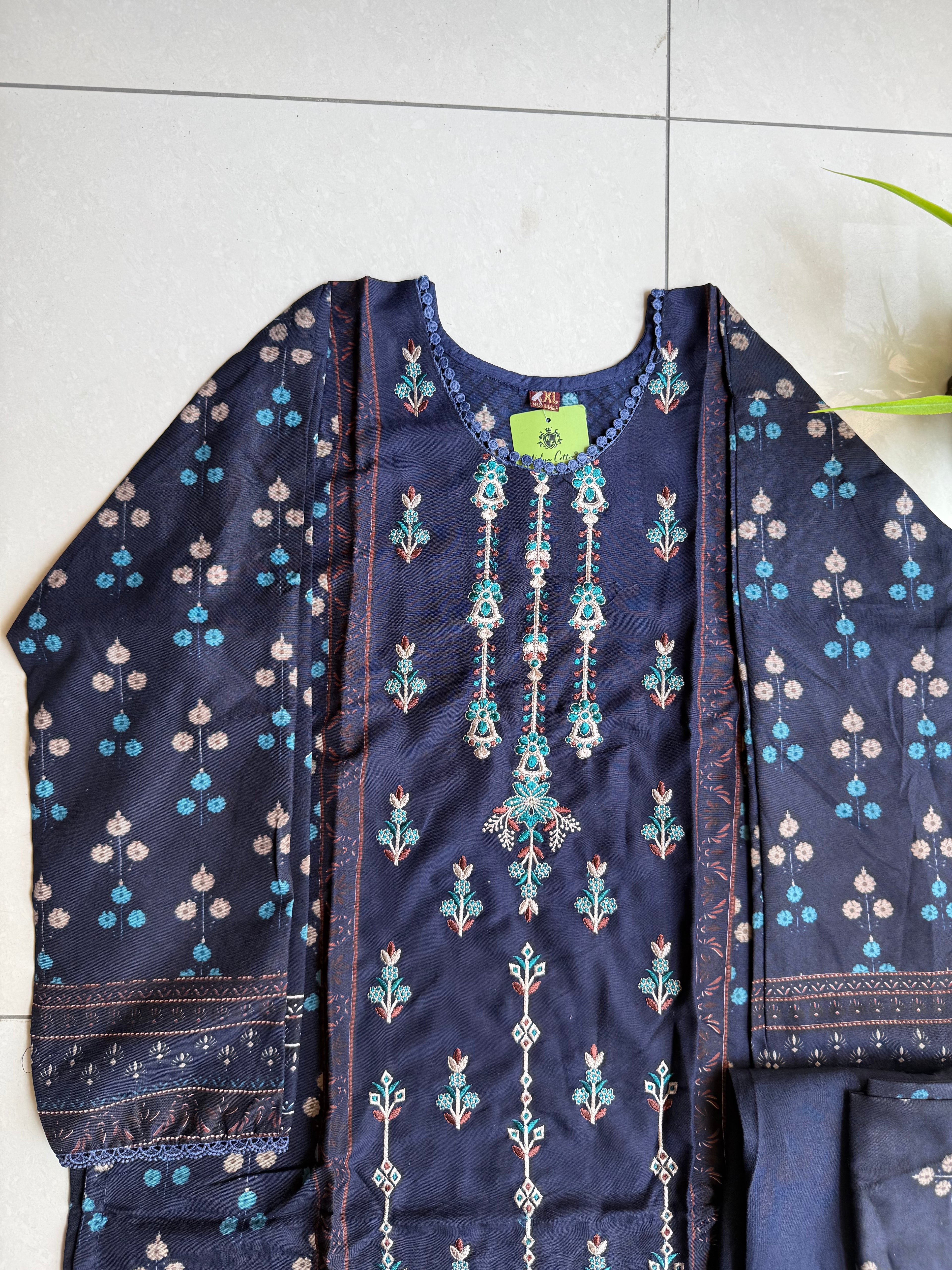 Pakistani cotton lawn suit