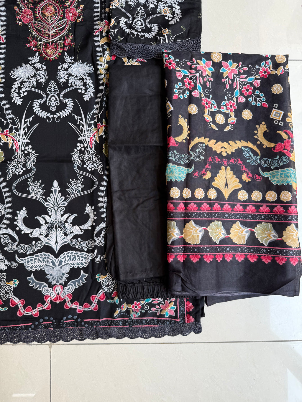 Pakistani cotton lawn suit