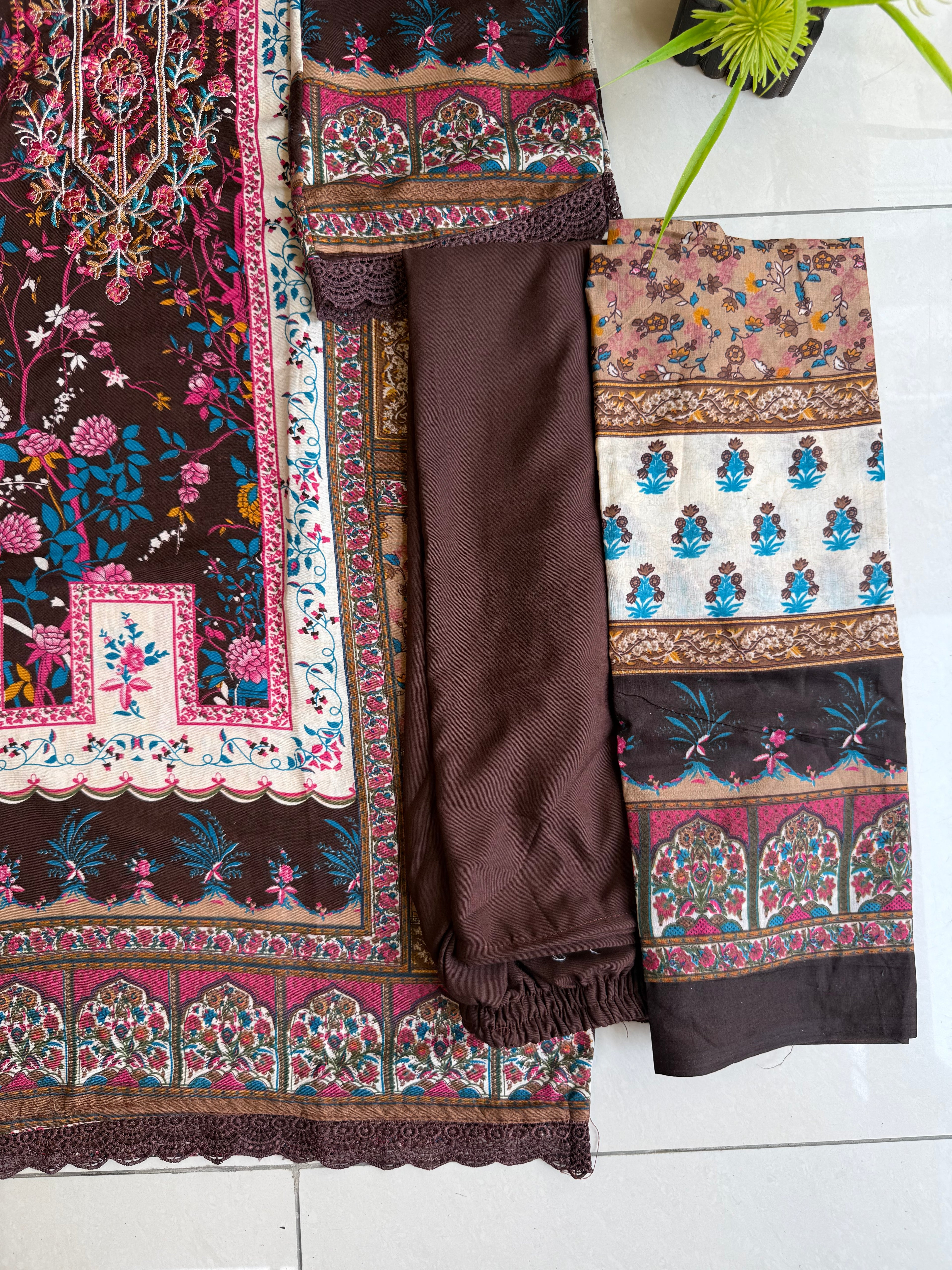 Pakistani Lawn Suit Rayon