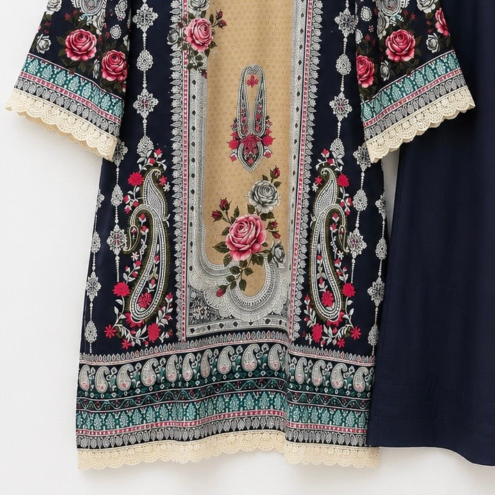 Nazneen Daily wear Pakistani palazzo set
