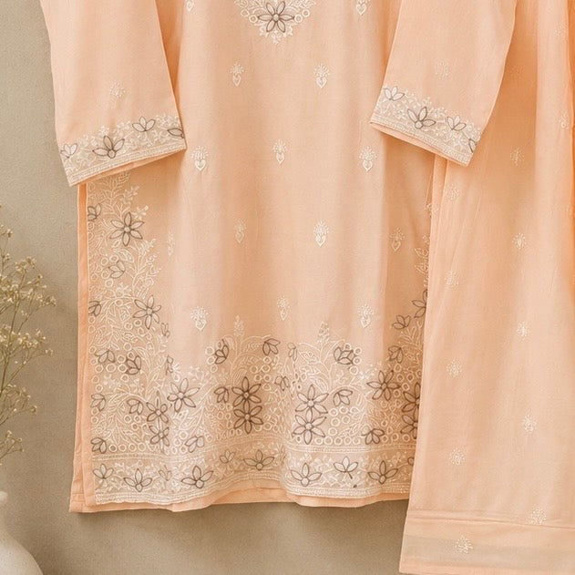 Nameera Soft Embroidered Pakistani Suit Set
