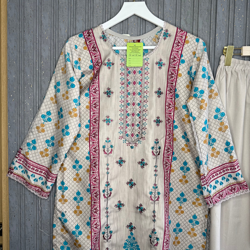 Pakistani cotton lawn suit