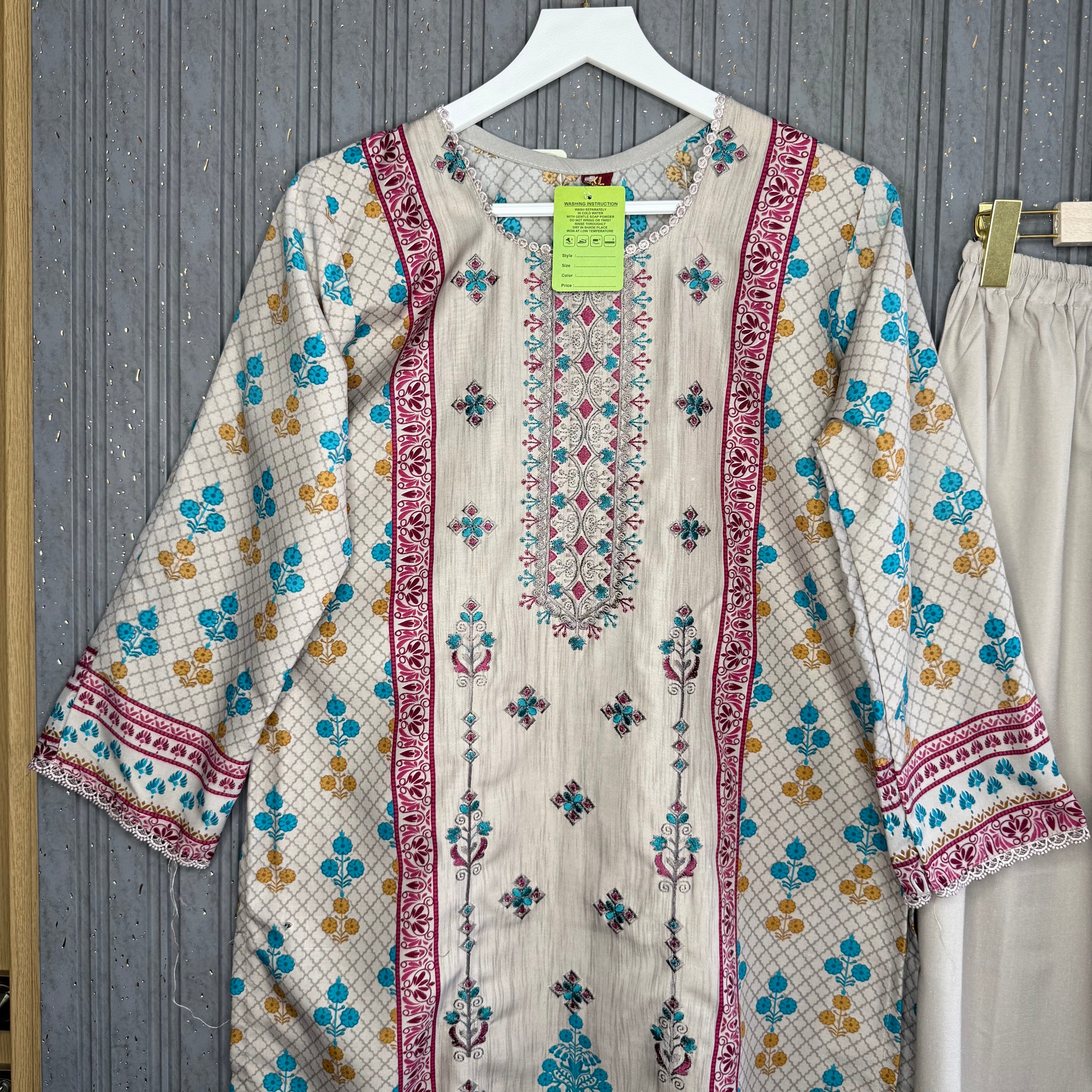 Pakistani cotton lawn suit