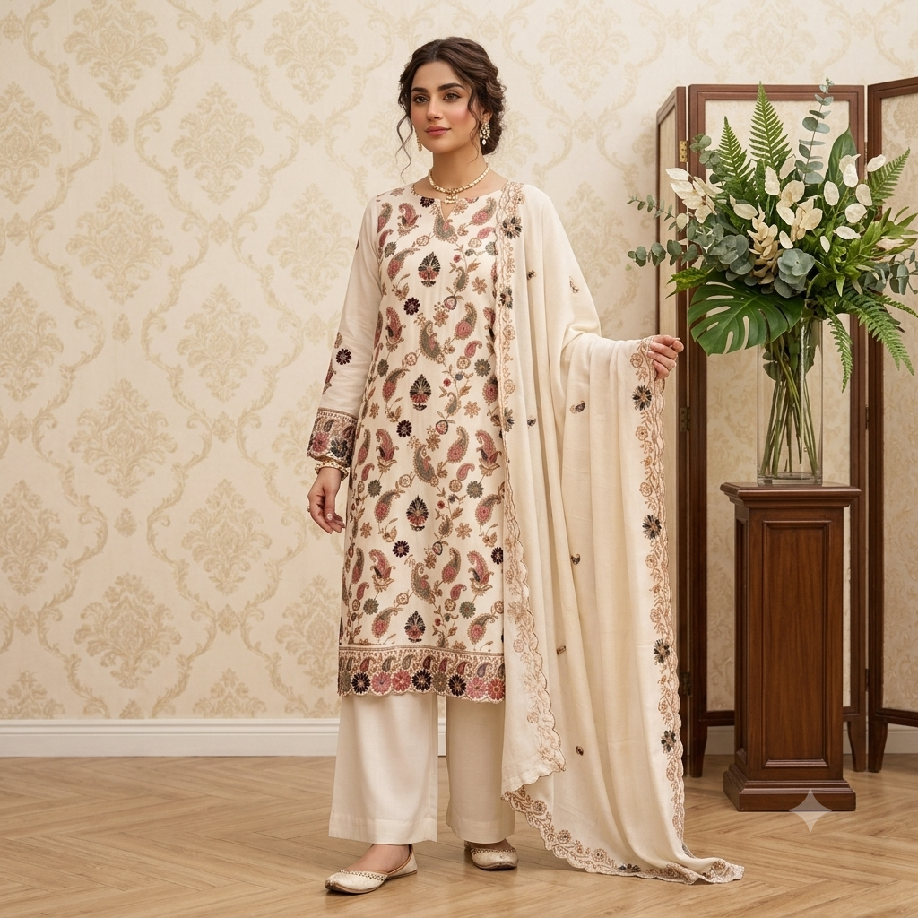 Narmeen Premium Unstitched 3 Piece Luxury Rayon Collection