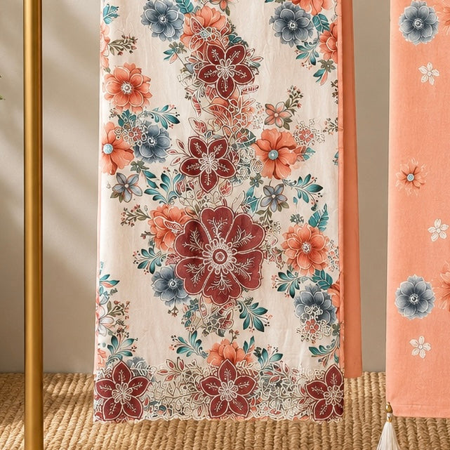 Safiyah Embroidered Floral Unstitched Suit