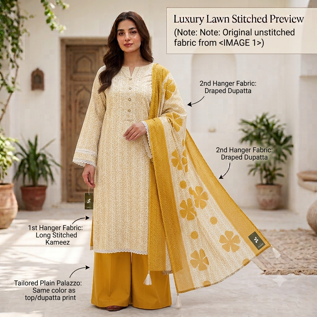 Iswa Pure Cotton Unstitched Suit
