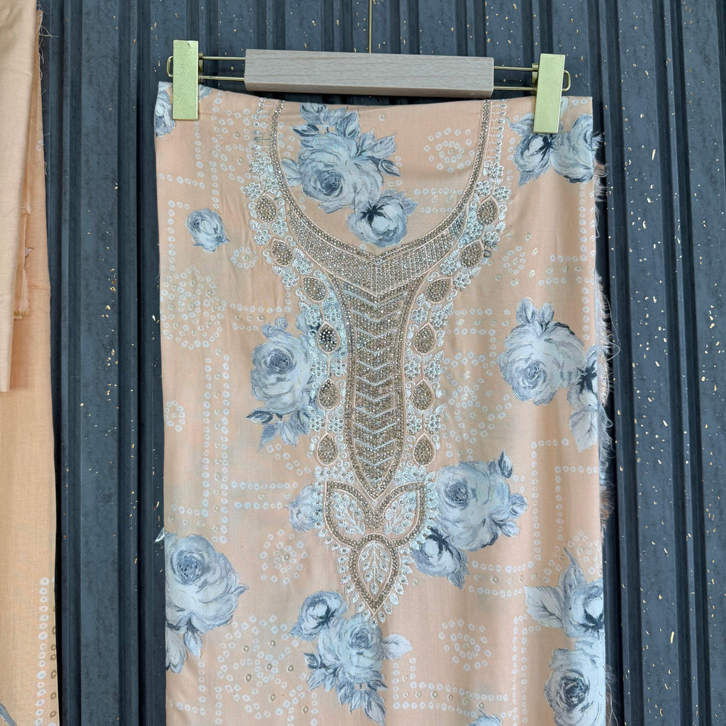 Nida shah unstitched suit