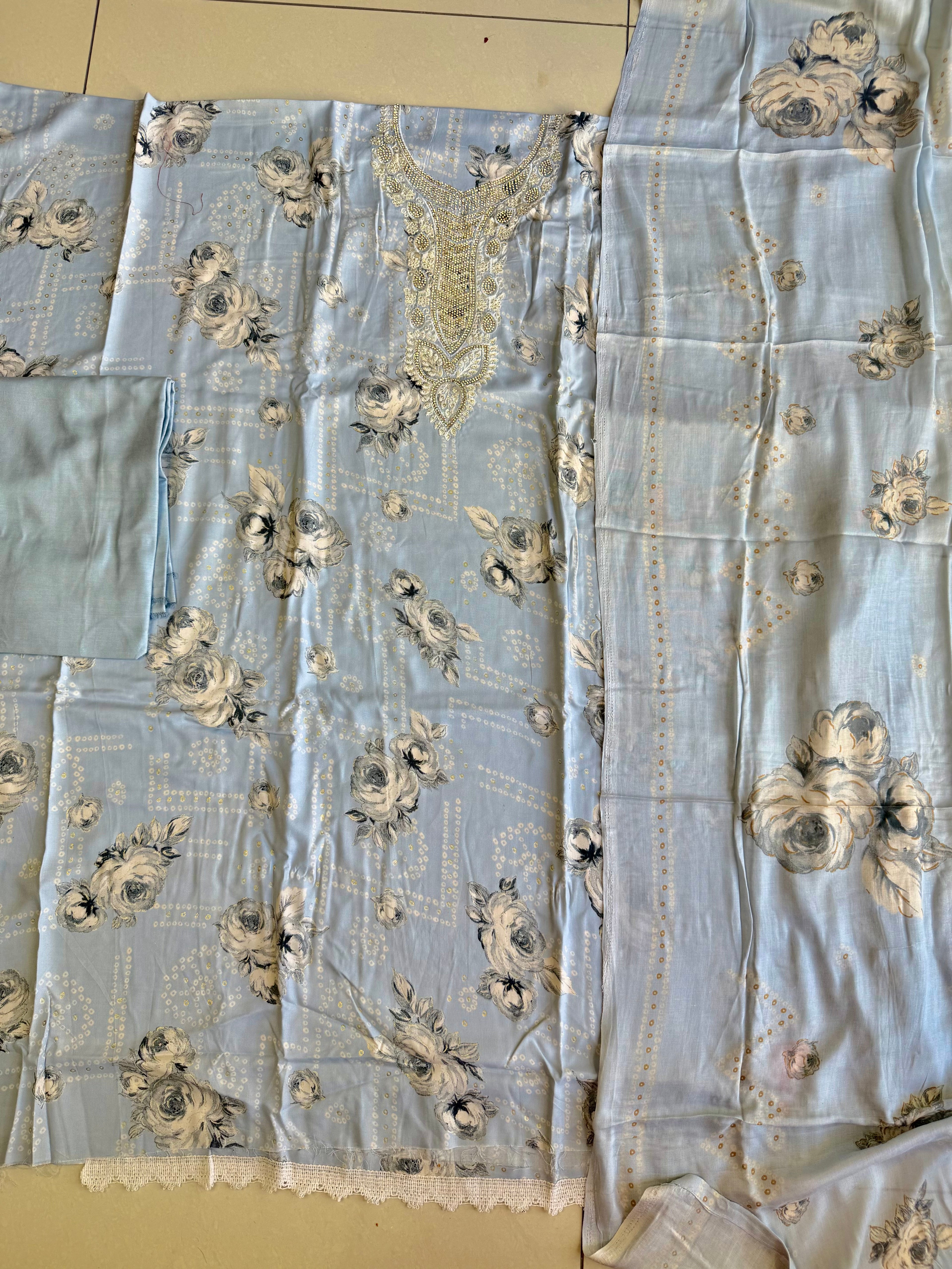 Hureyla soft unstitched suit