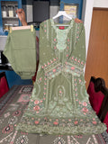 Munira Designer – Verdant Sage Green Ensemble