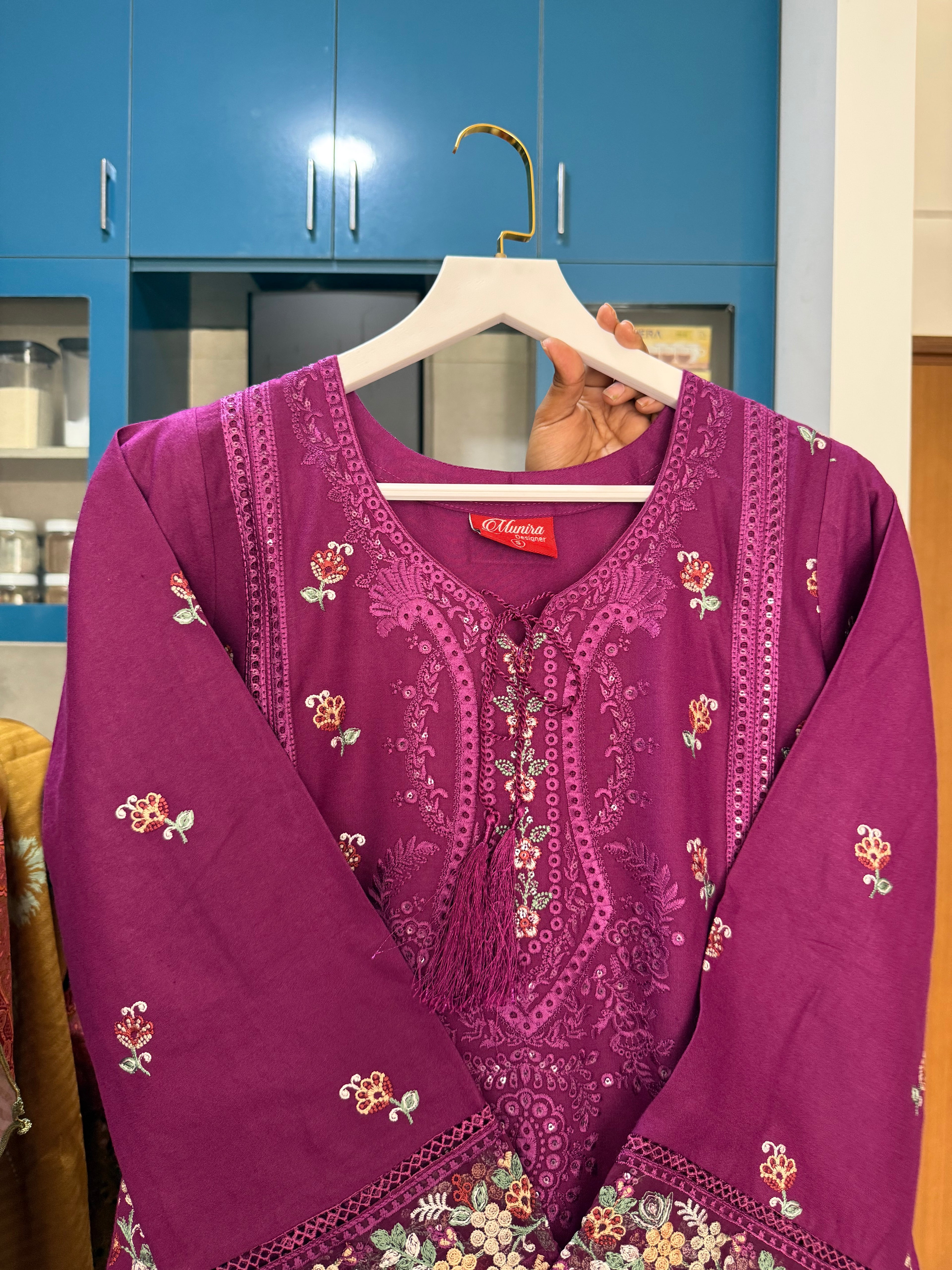 Munira Designer | Deep Plum Elegance