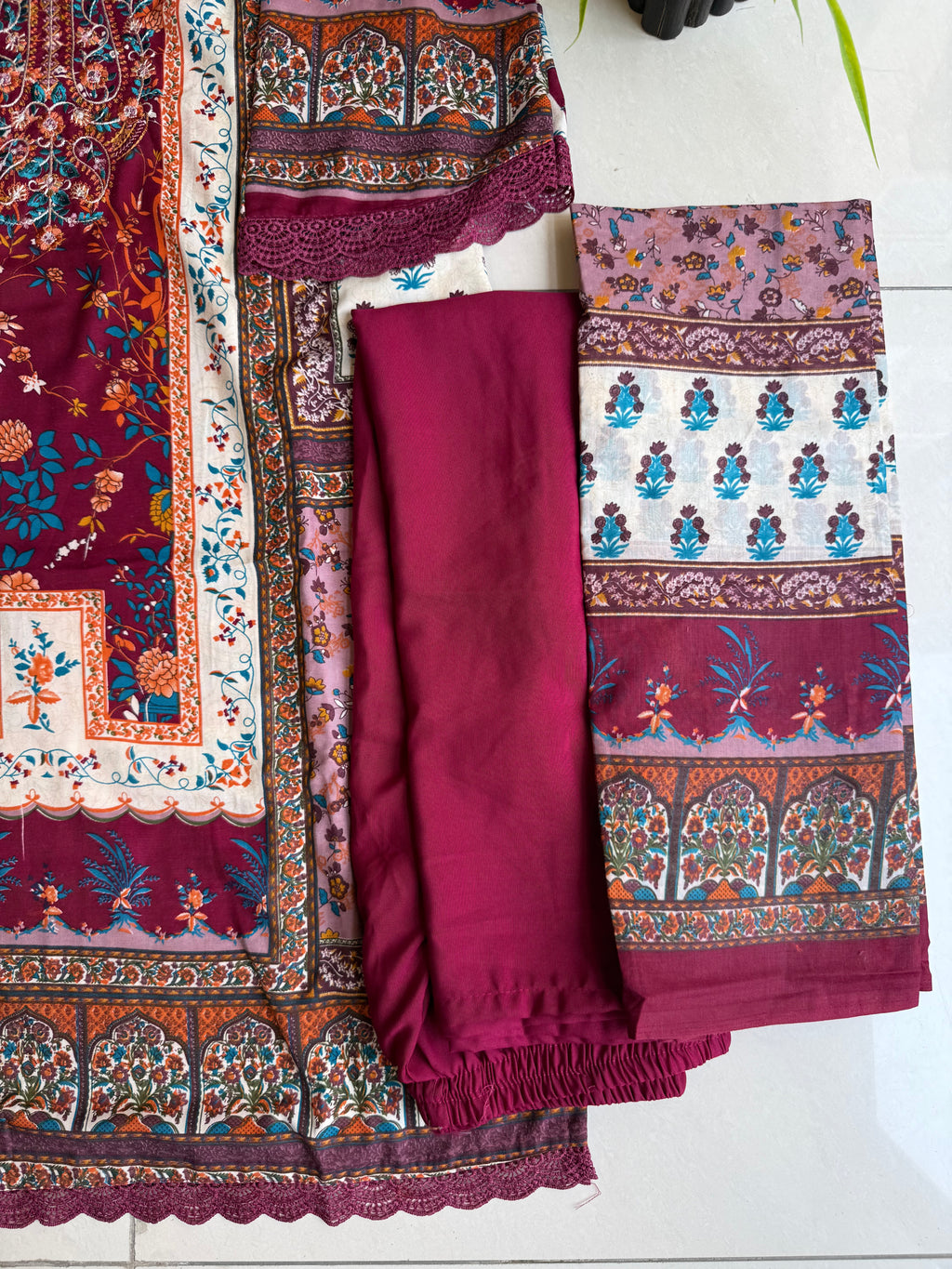 Pakistani Lawn Suit Rayon