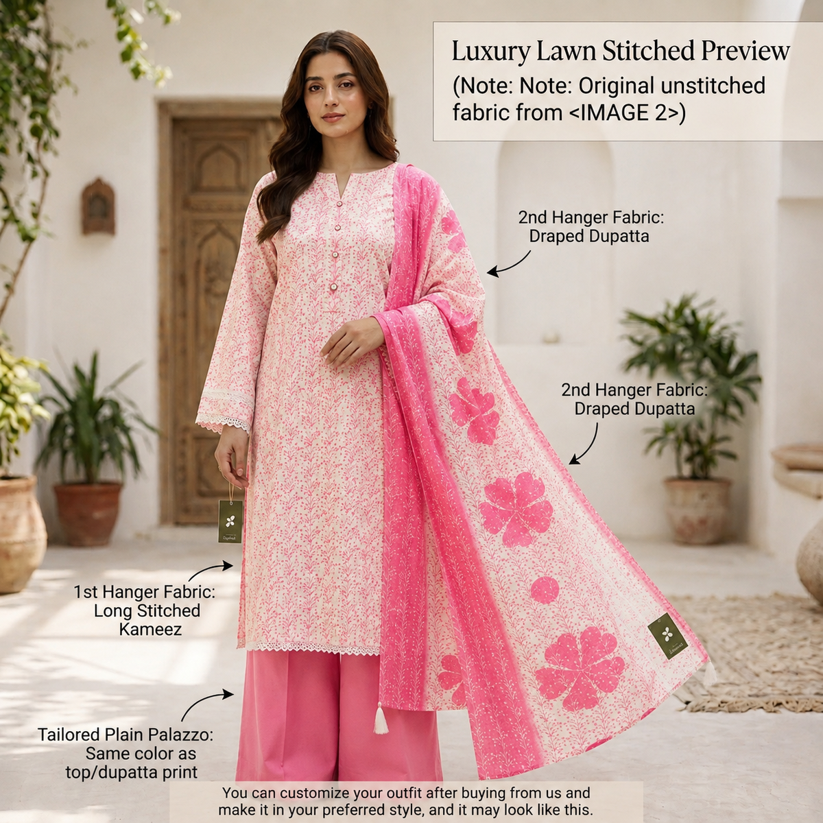 Iswa Pure Cotton Unstitched Suit