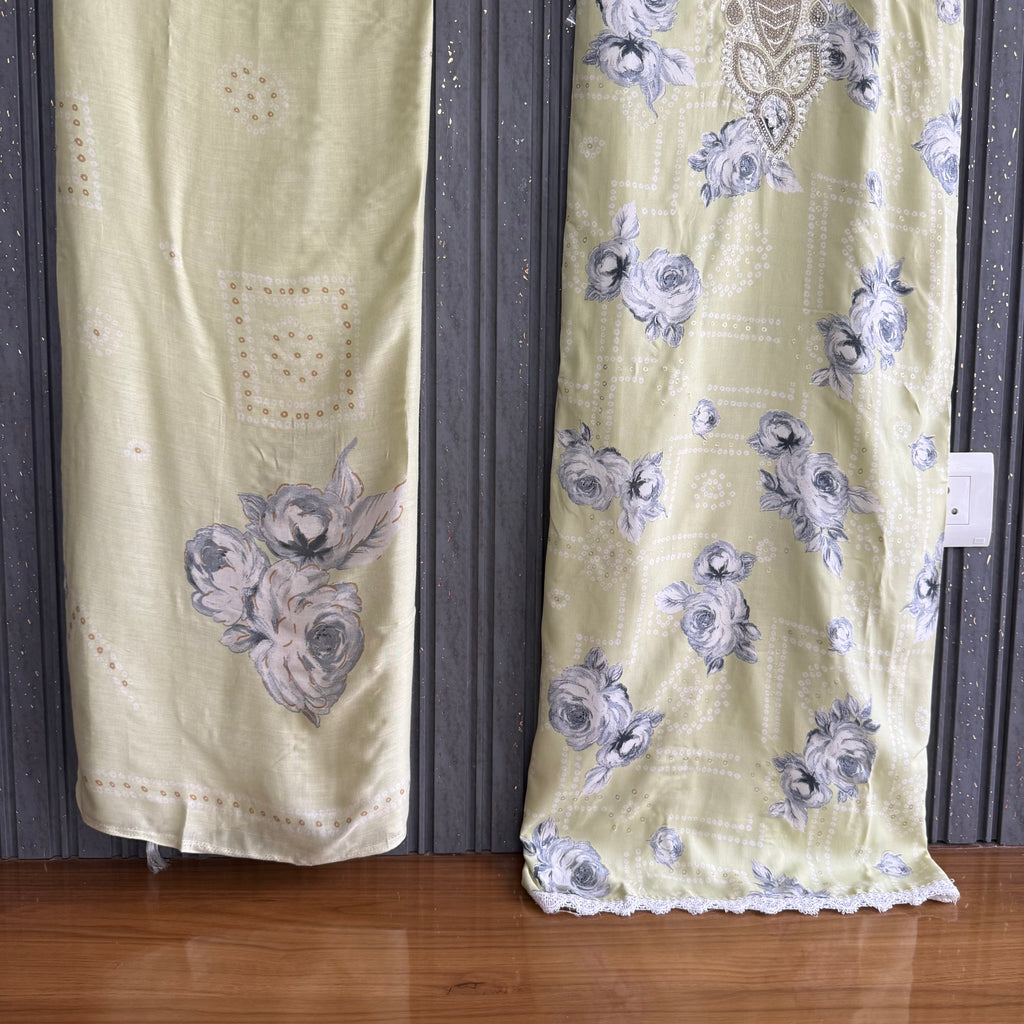 Aliha Kareem unstitched suit