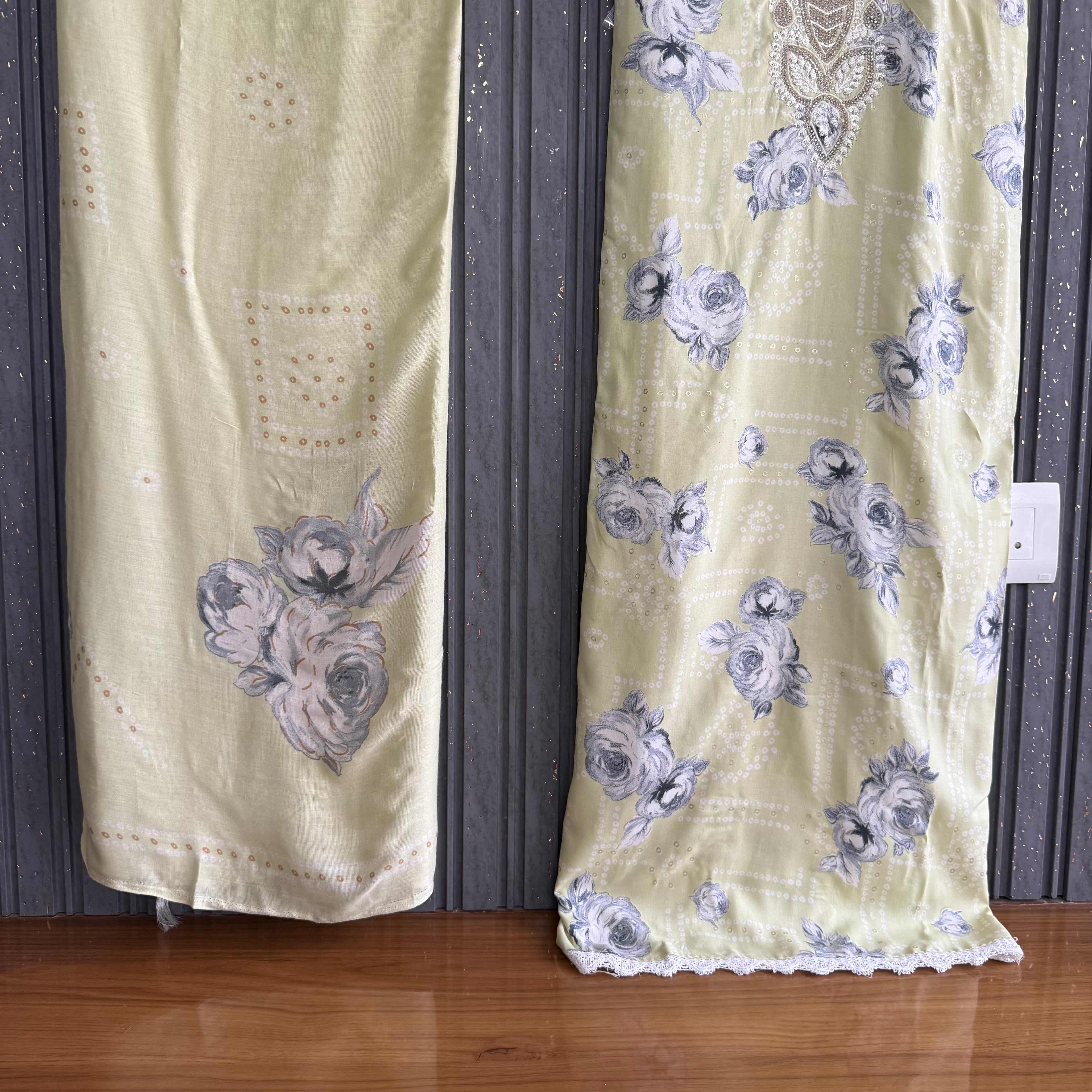 Aliha Kareem unstitched suit