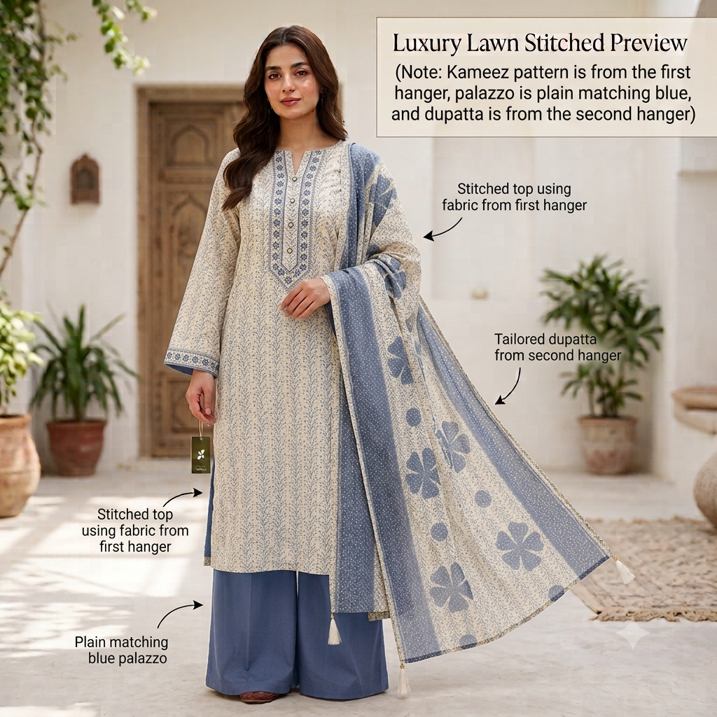 Iswa Pure Cotton Unstitched Suit