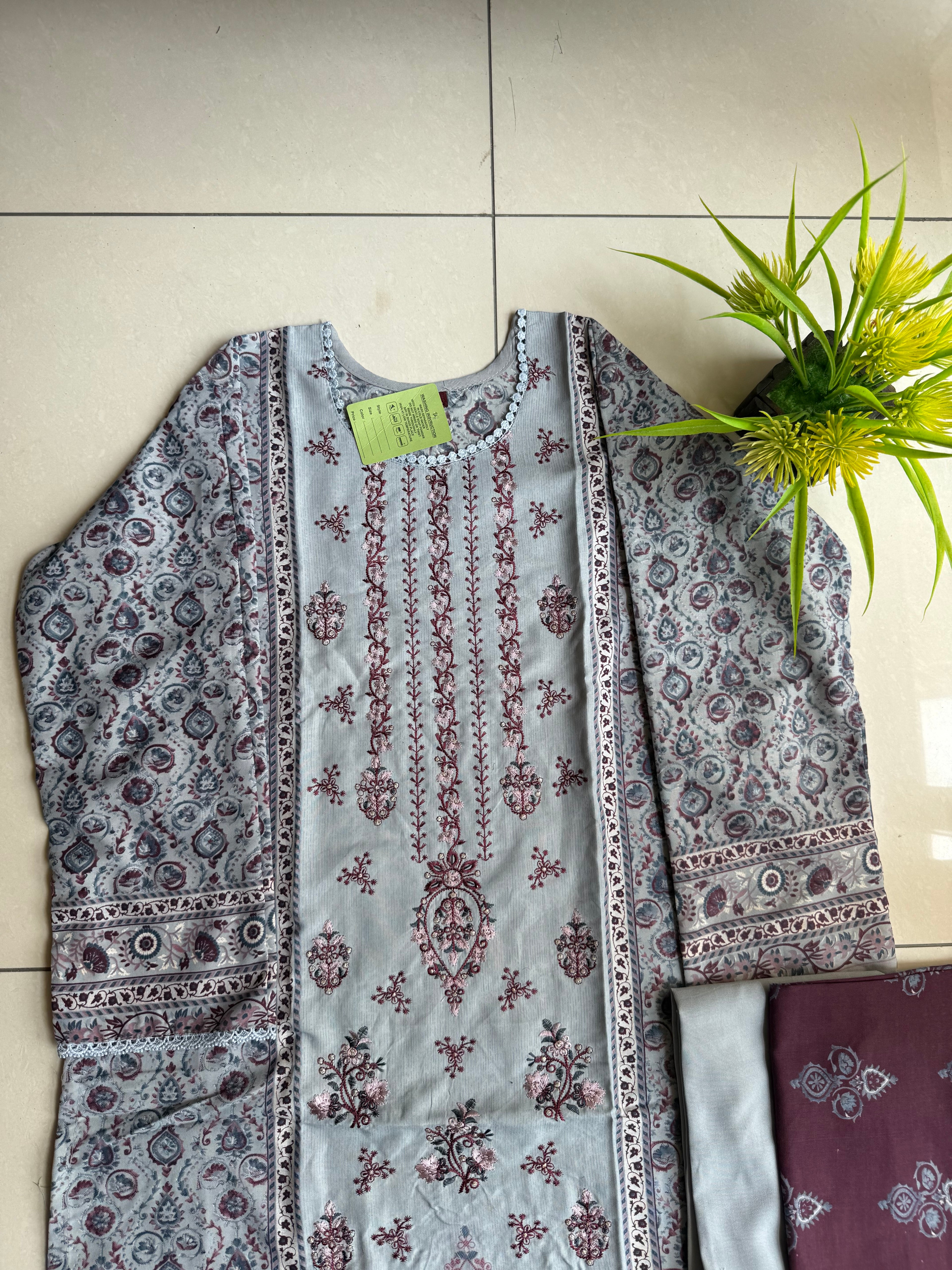 Pakistani cotton lawn suit