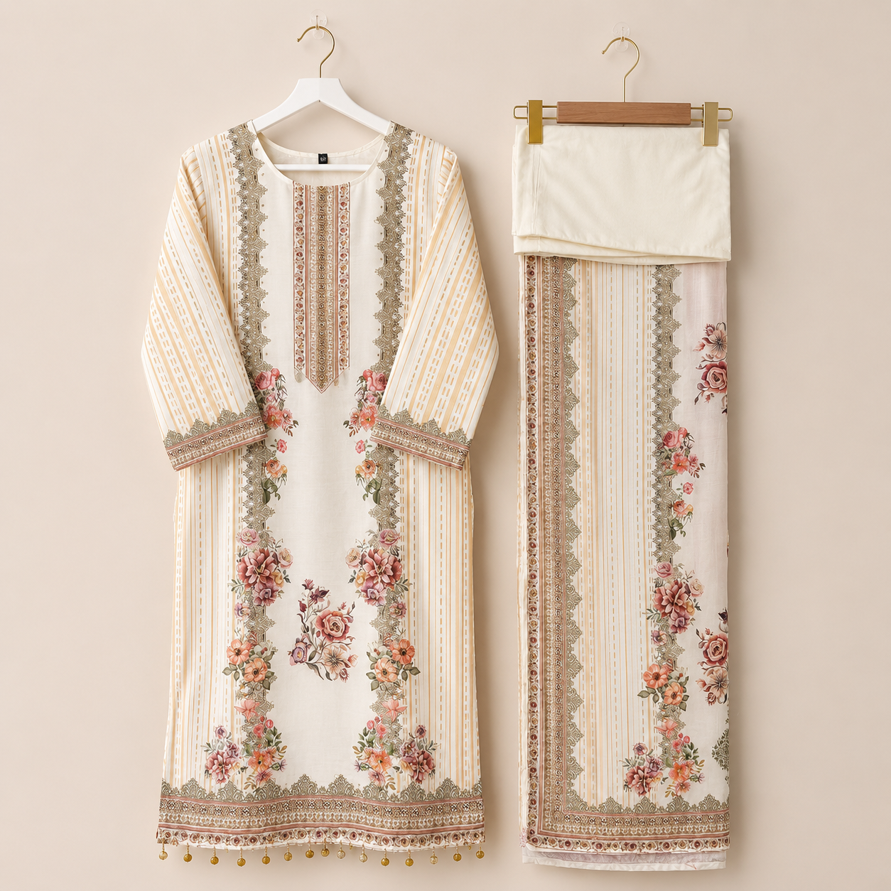 Darain Eid Muslin suit