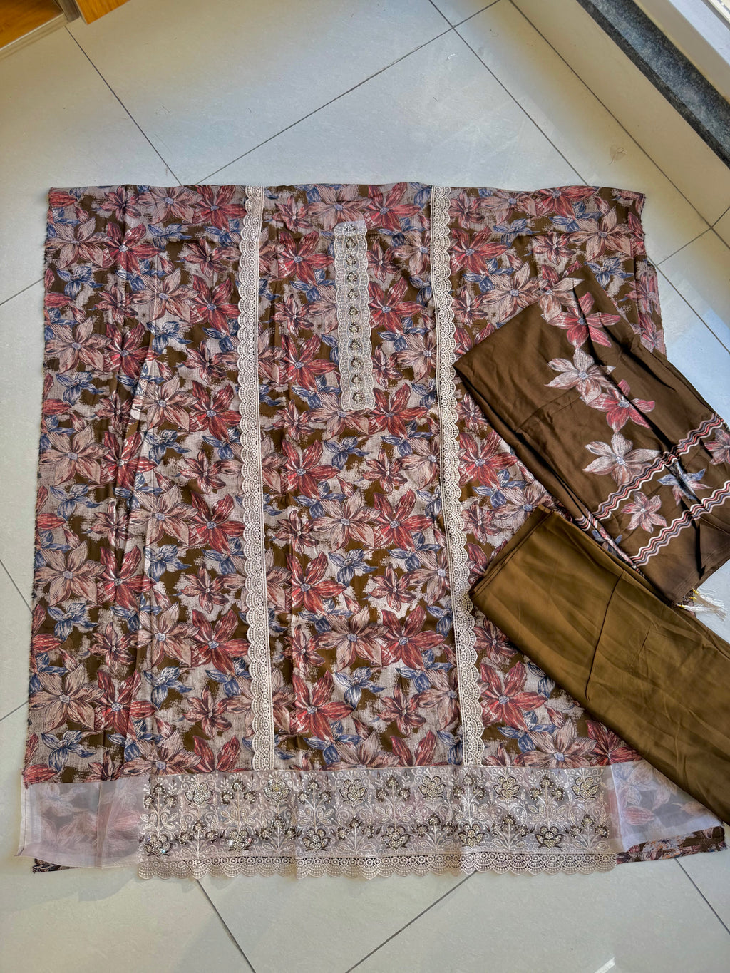 Dilkash Unstitched Suit