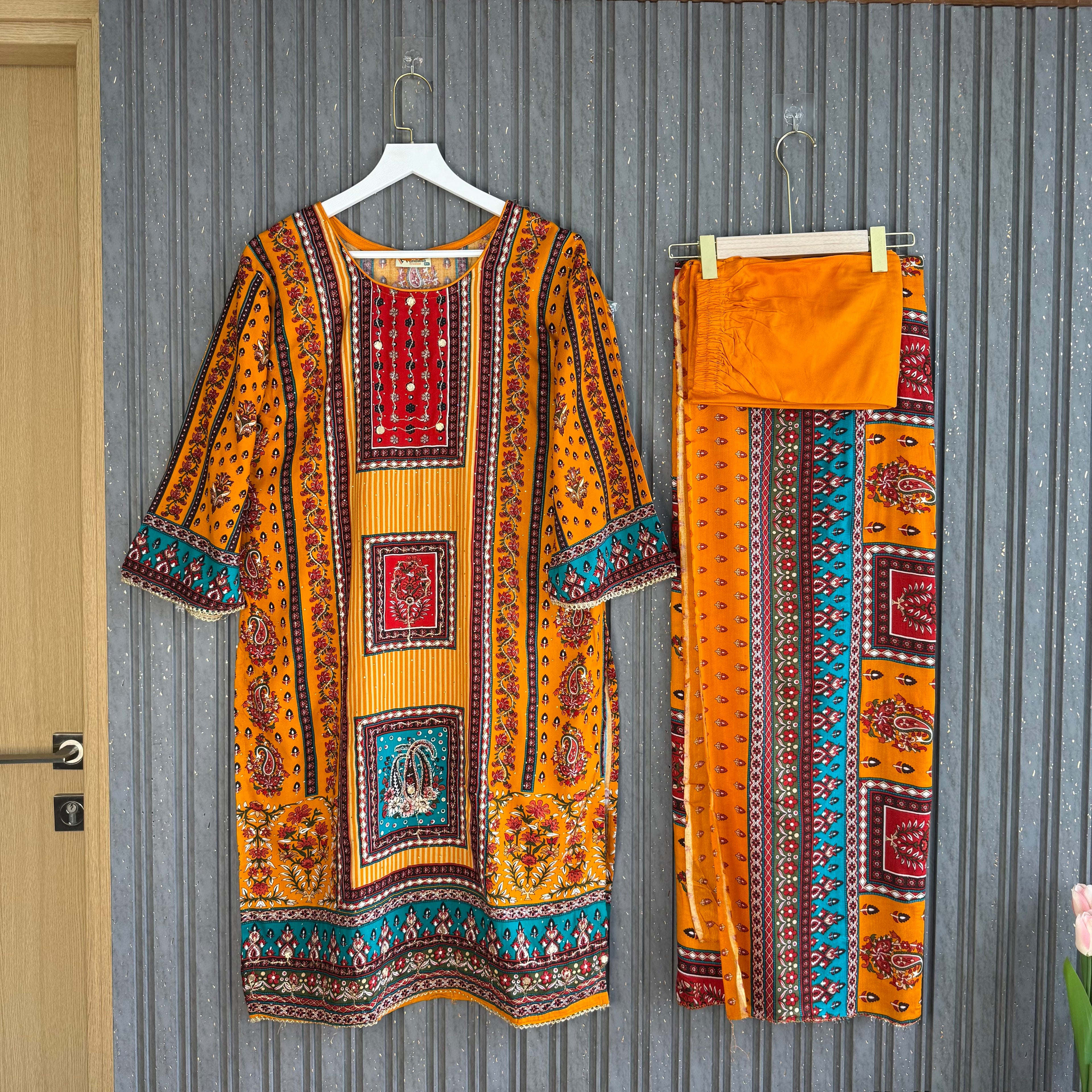 Humaima Pakistani rayon suit