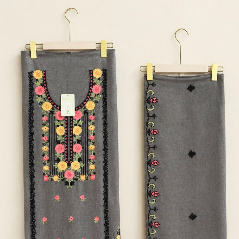 Kashmiri unstitched suit