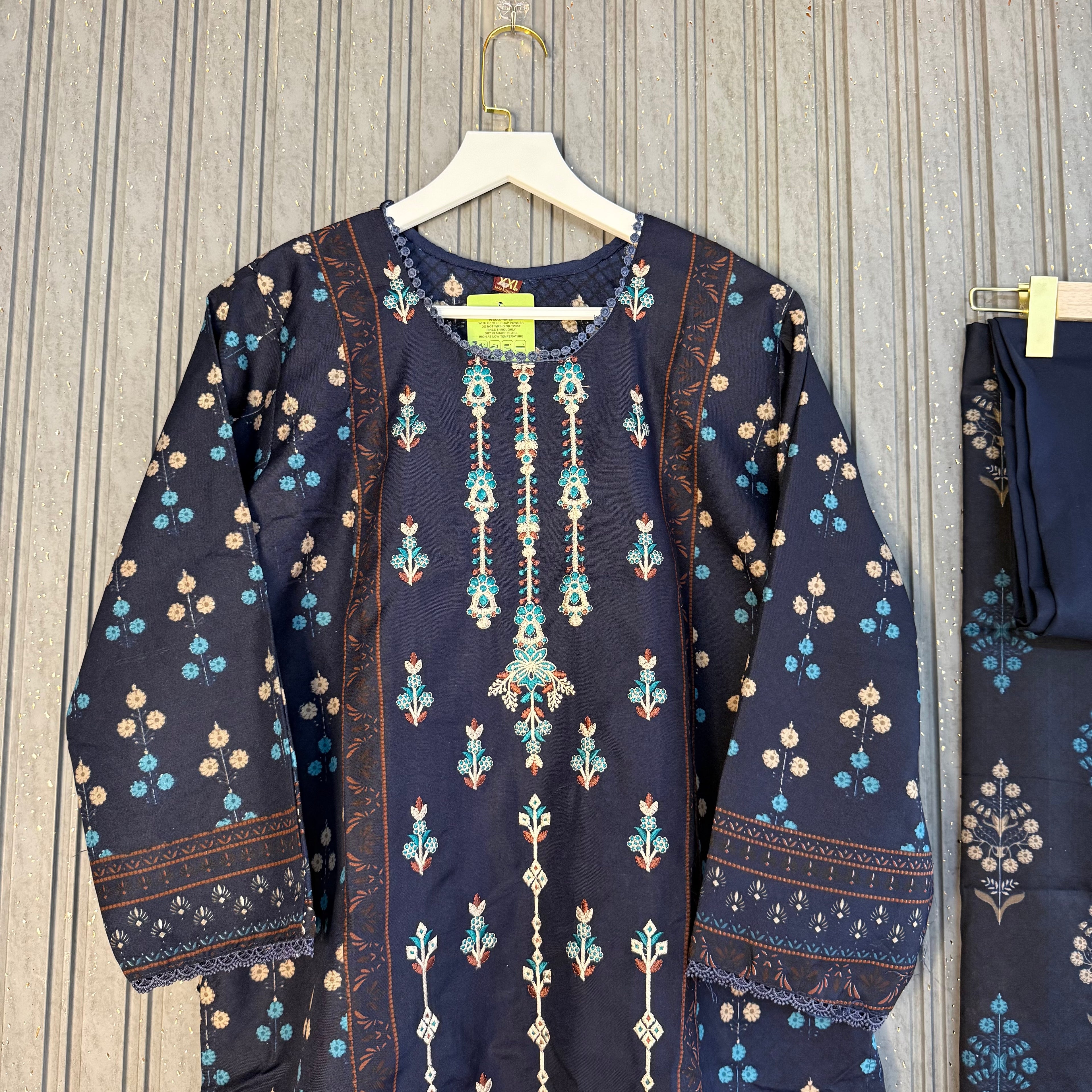 Pakistani cotton lawn suit