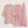 Nameera Soft Embroidered Pakistani Suit Set