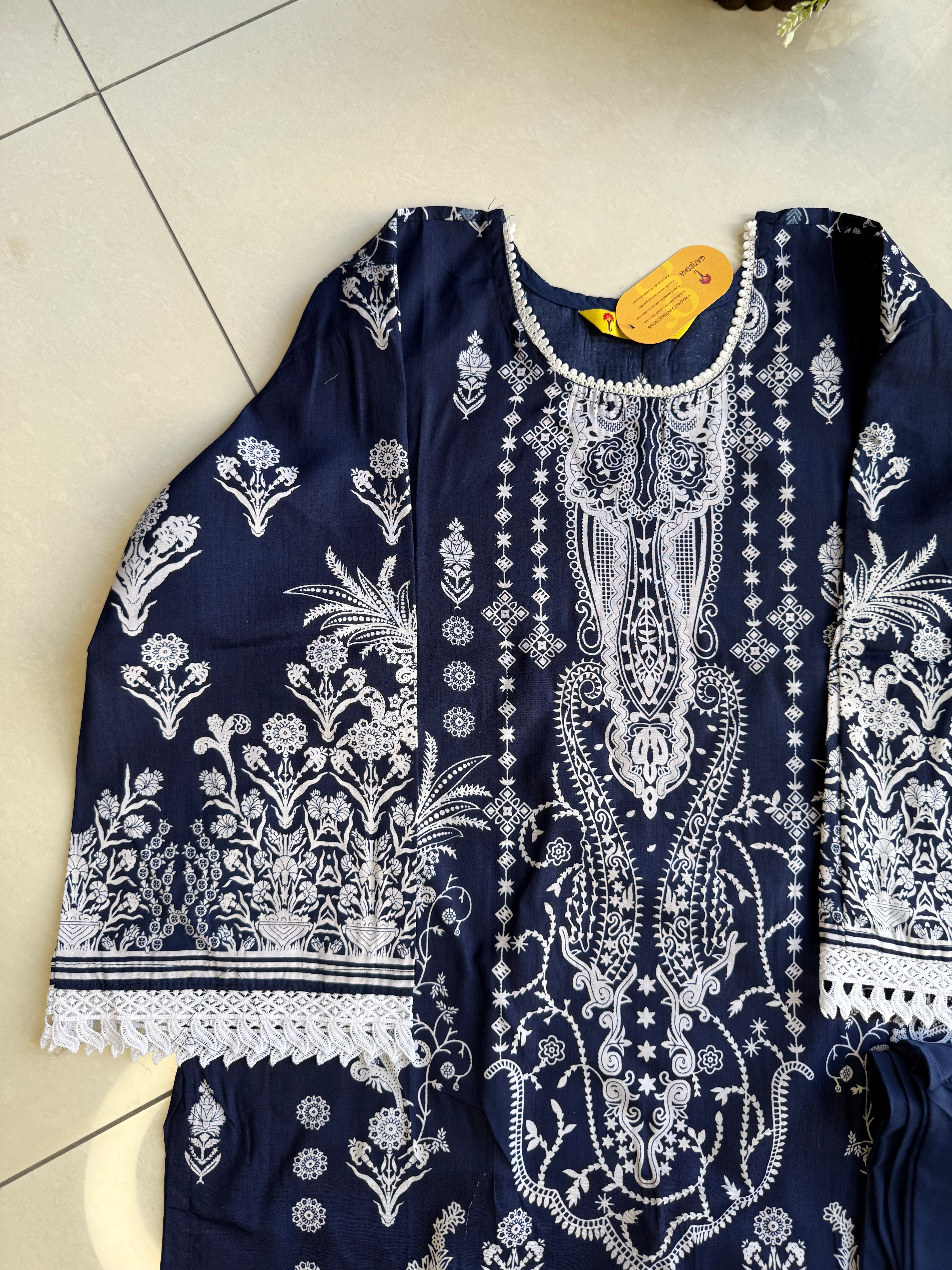 Pakistani cotton lawn suit