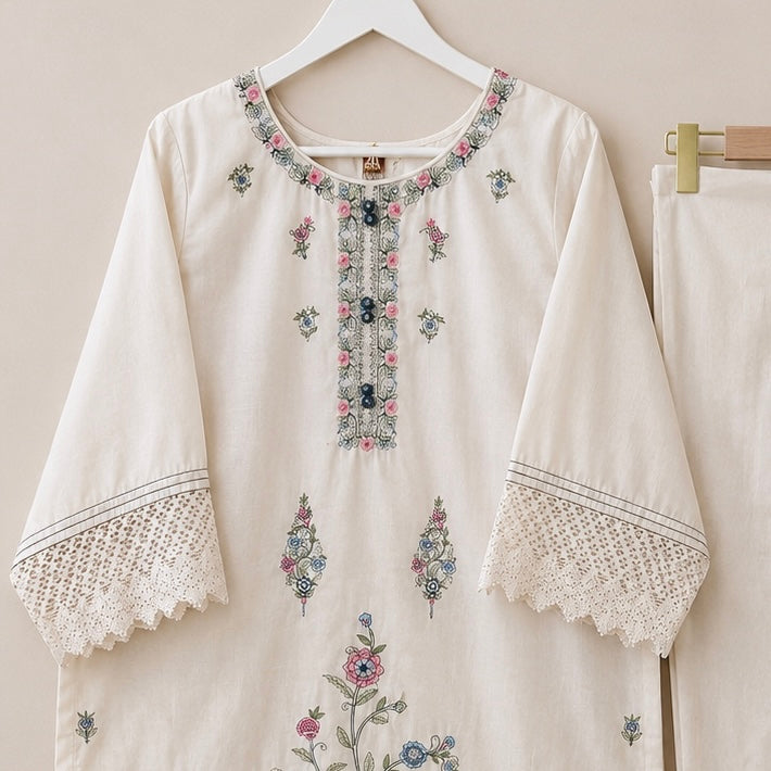Adeeba Pakistani cotton suit