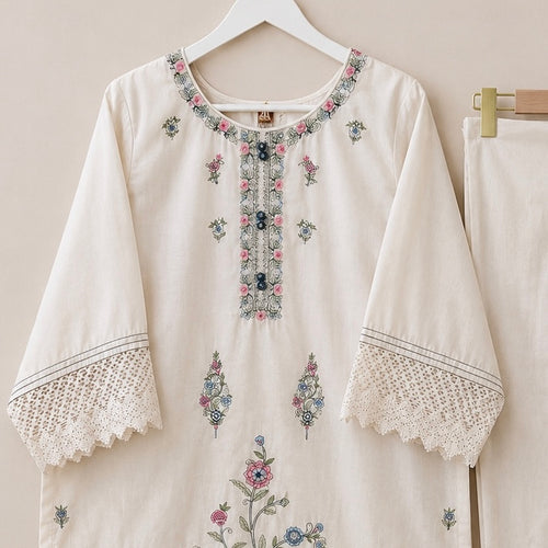 Adeeba Pakistani cotton suit