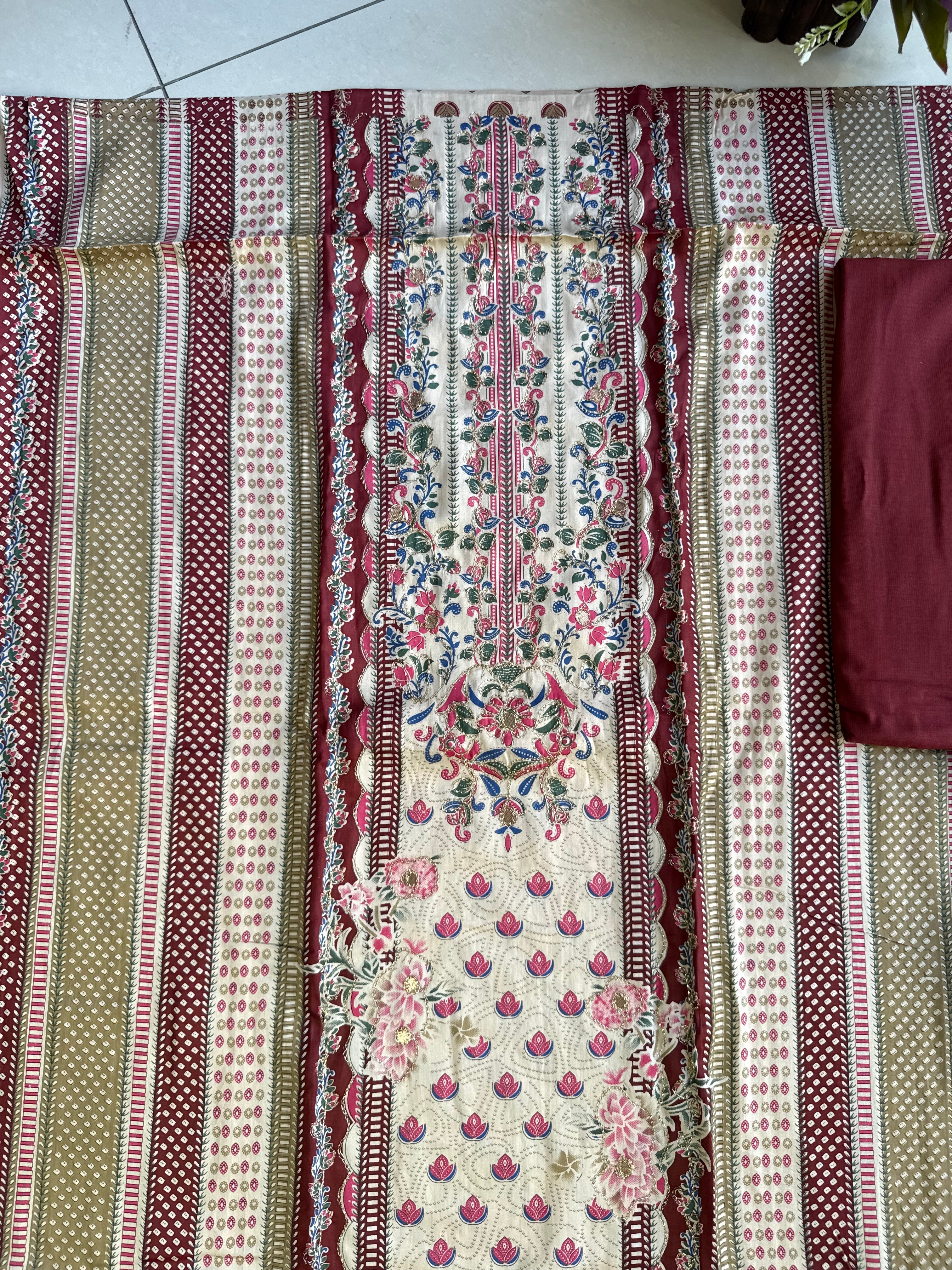 Hamdan Unstitched Suit