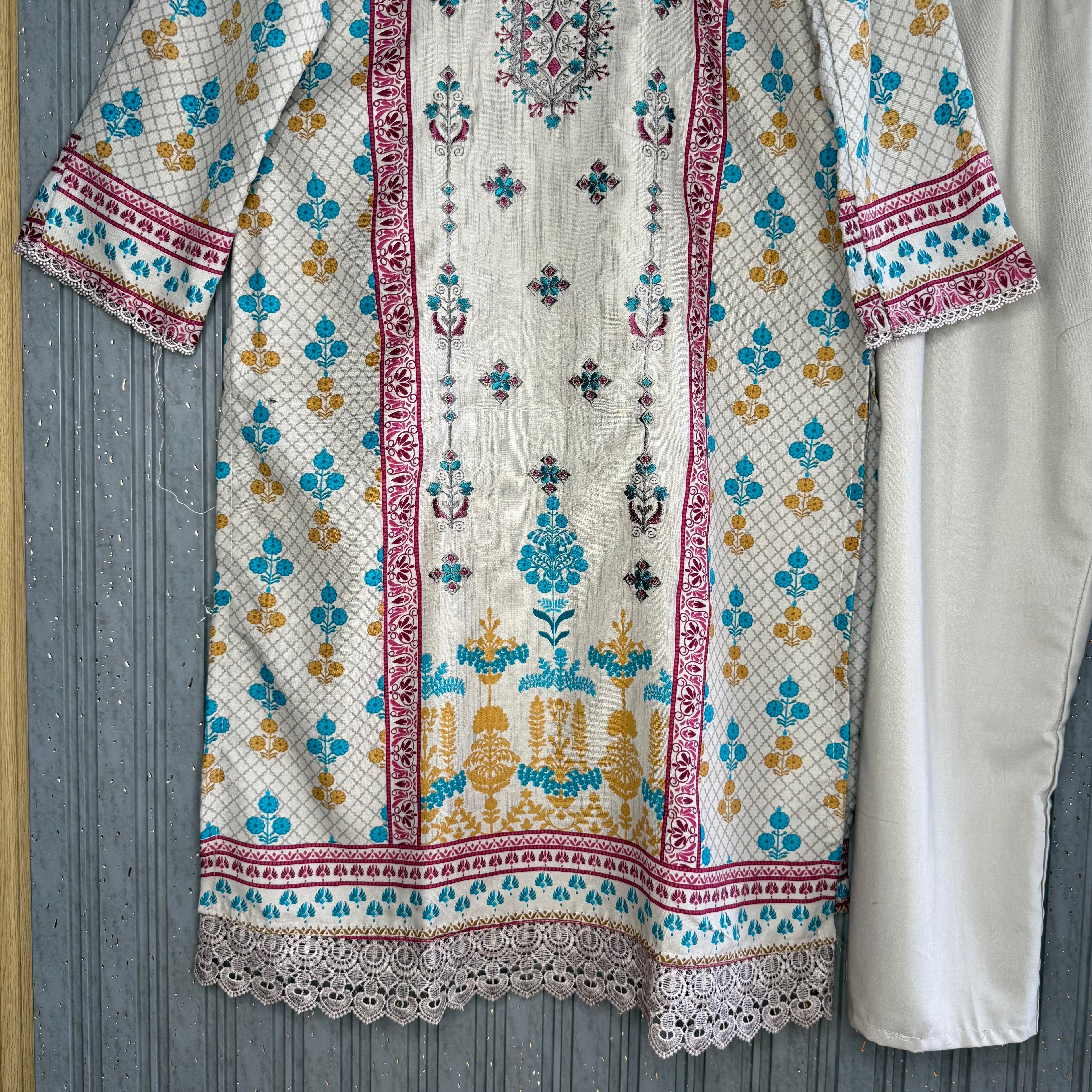 Pakistani cotton lawn suit