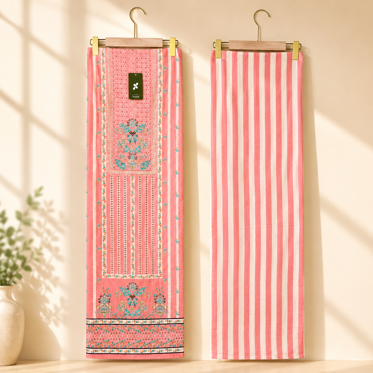Hamza Pure Cotton Unstitched Suit