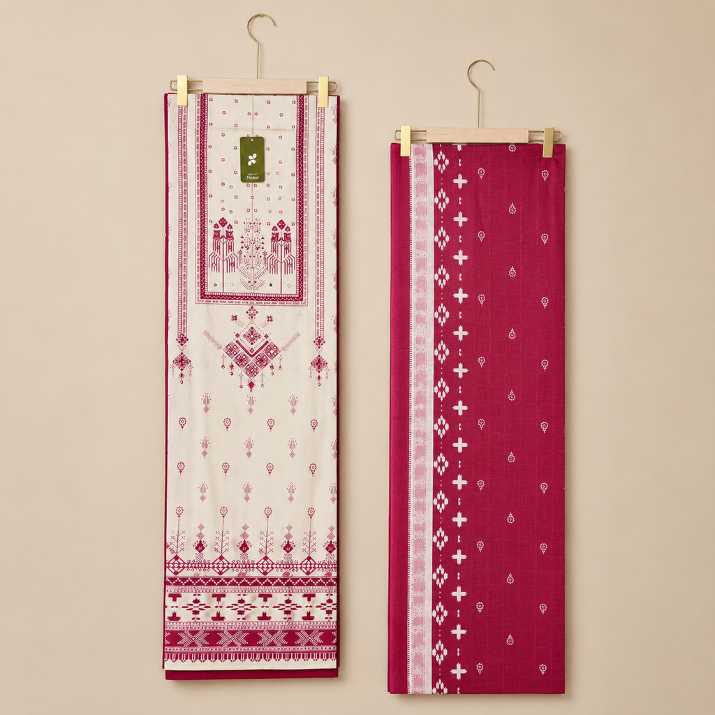 Vehrieza Pure Cotton Unstitched Suit