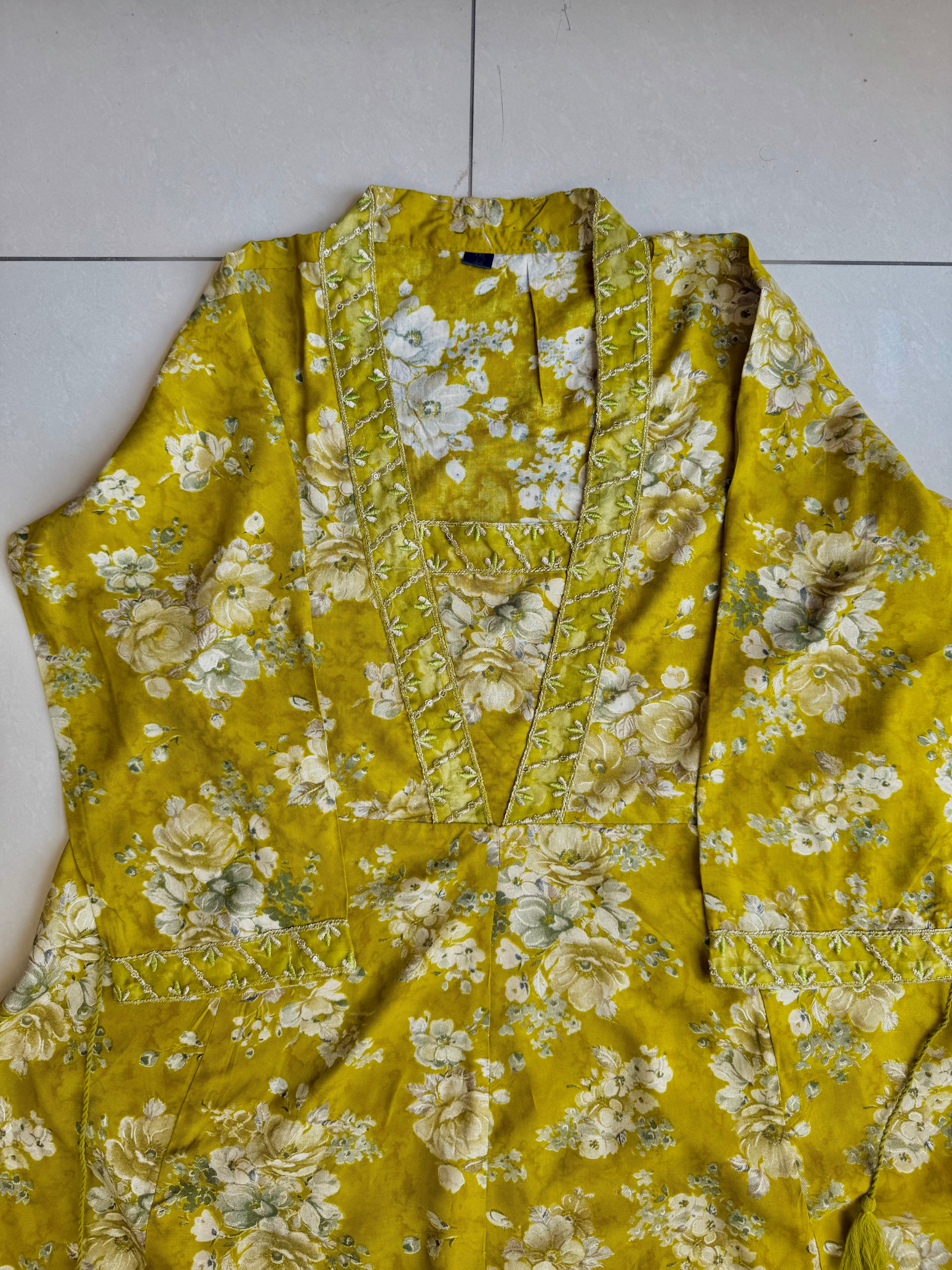 Olive Summer Cotton Maxi Dress