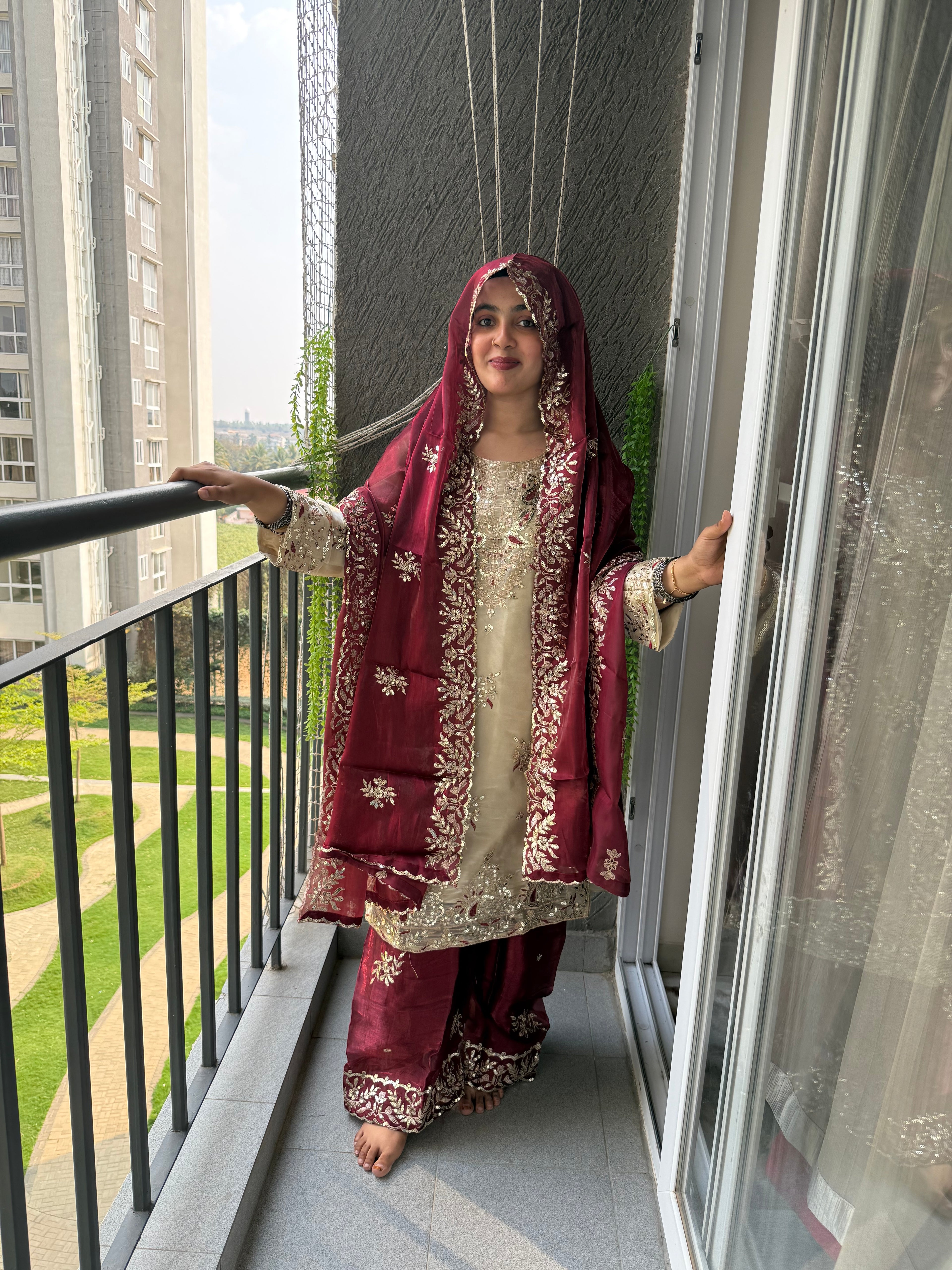 Rubaab-e-Afreen Eid outfit 🌙