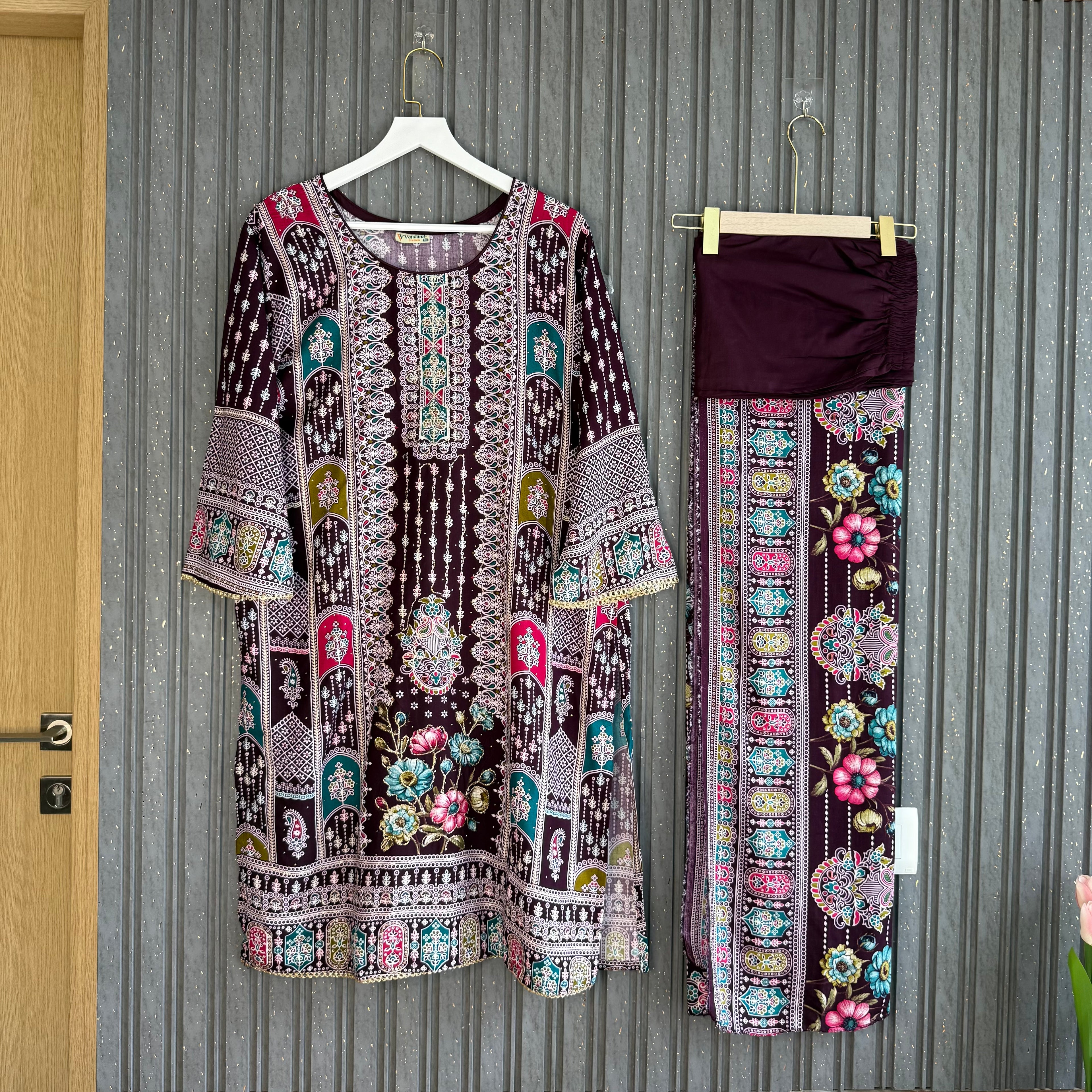 Momal Pakistani rayon suit