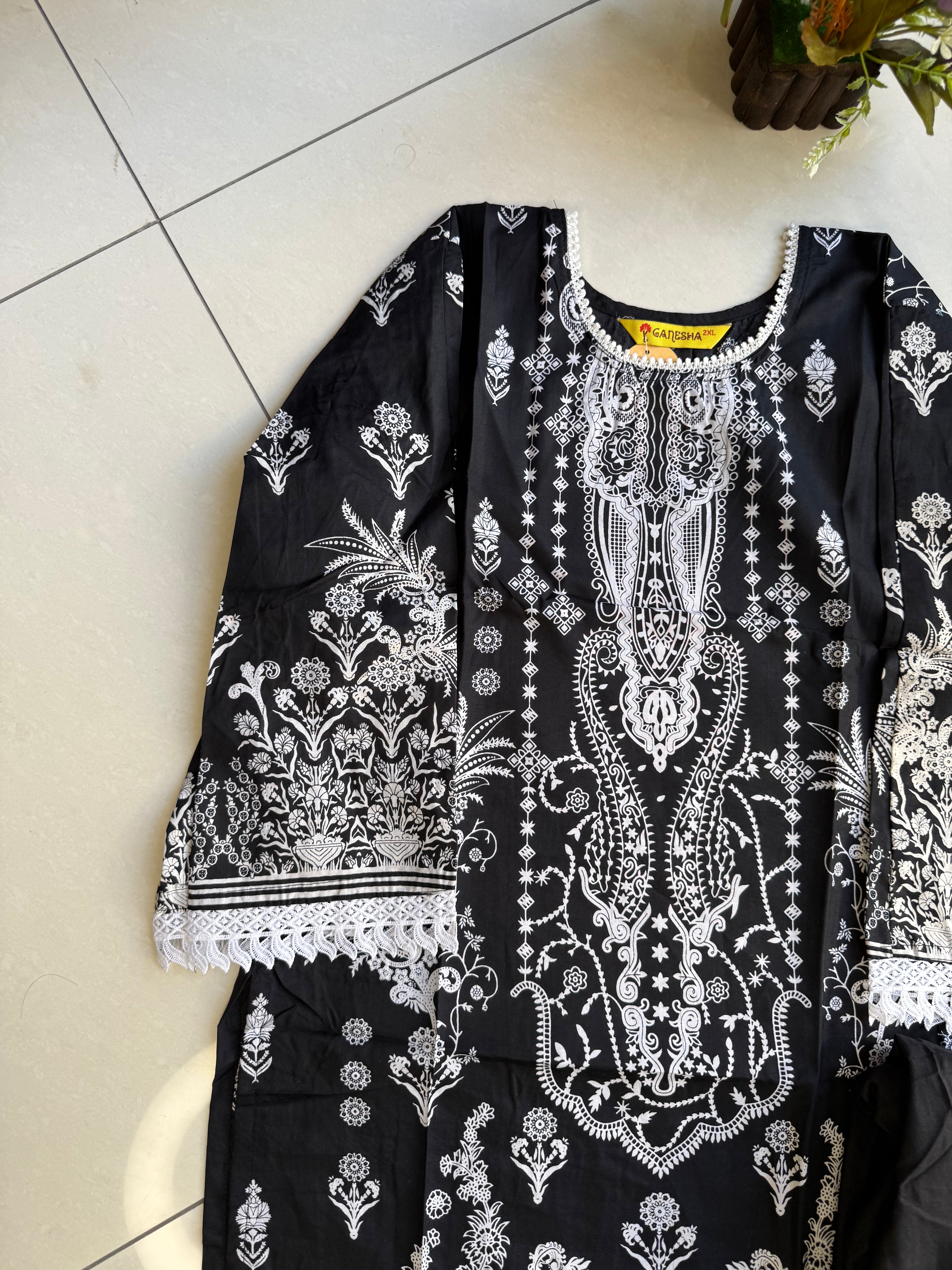 Pakistani cotton lawn suit