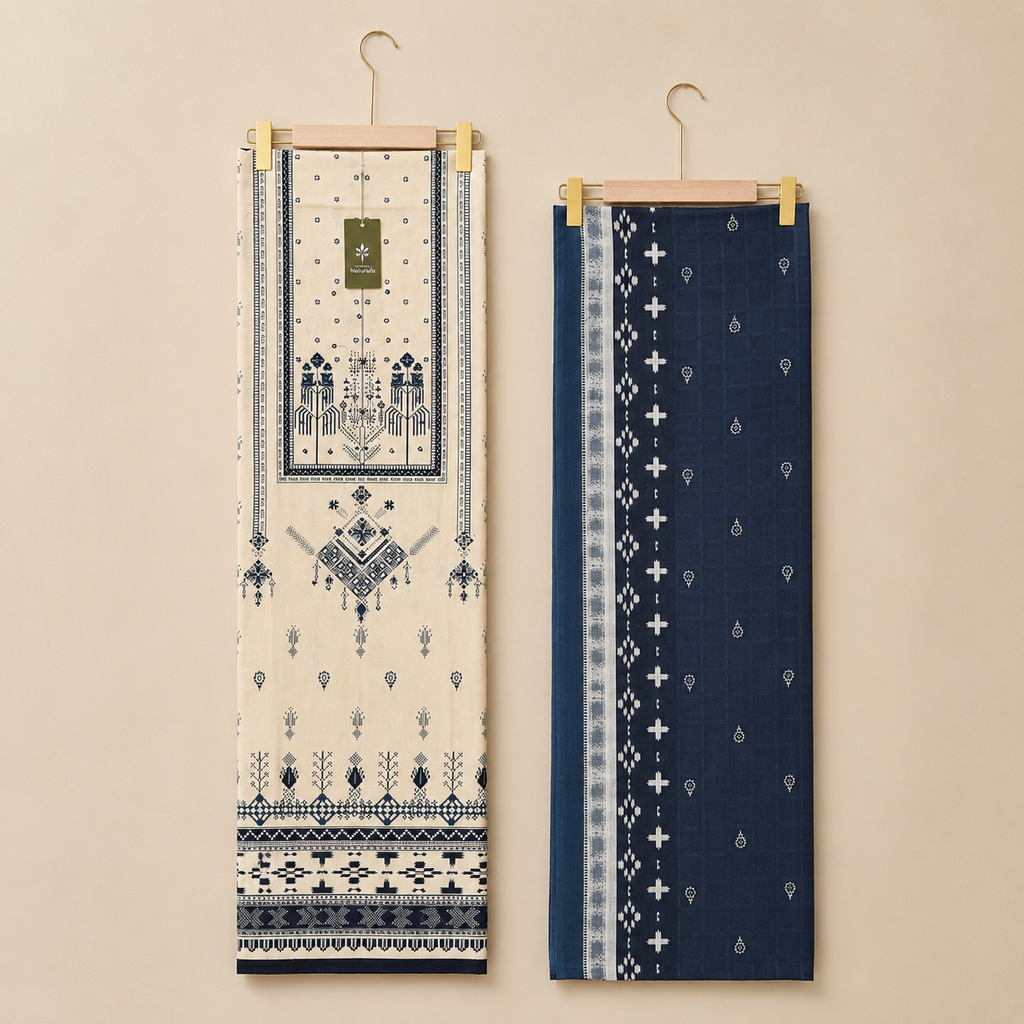 Vehrieza Pure Cotton Unstitched Suit