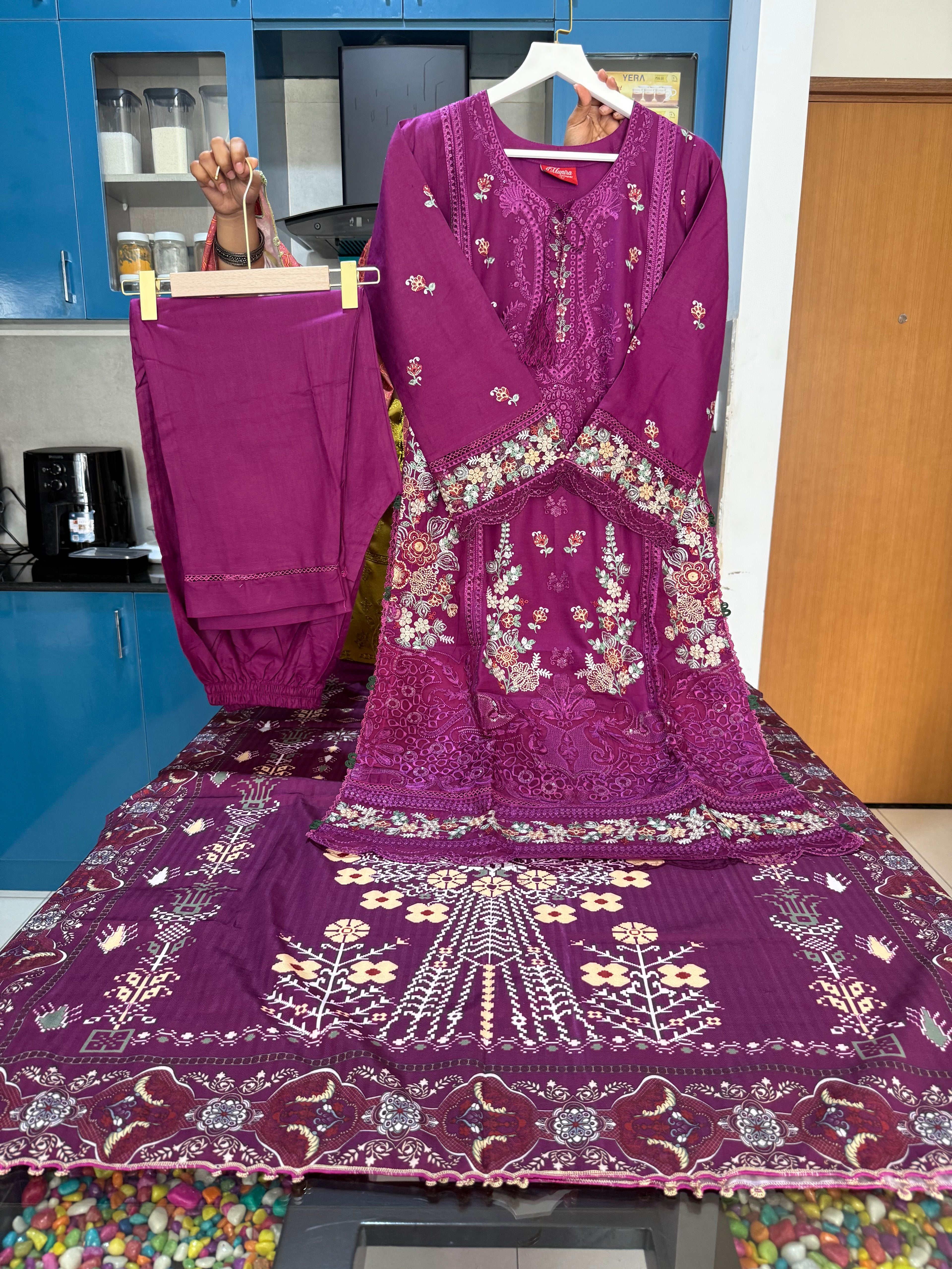 Munira Designer | Deep Plum Elegance