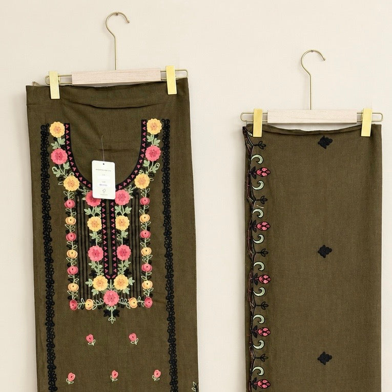 Kashmiri unstitched suit