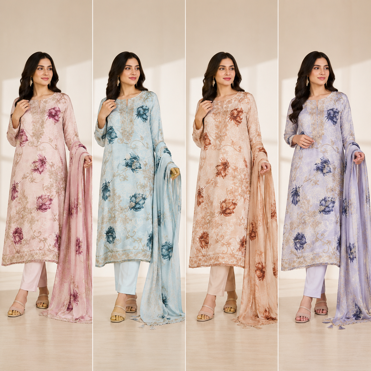 Mayil Rayon unstitched Suit