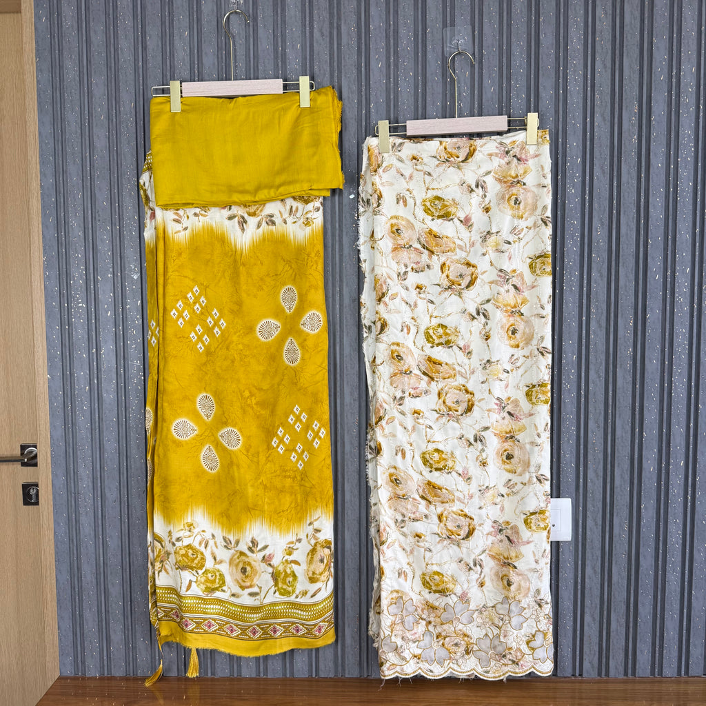 Tooba daqami unstitched suit
