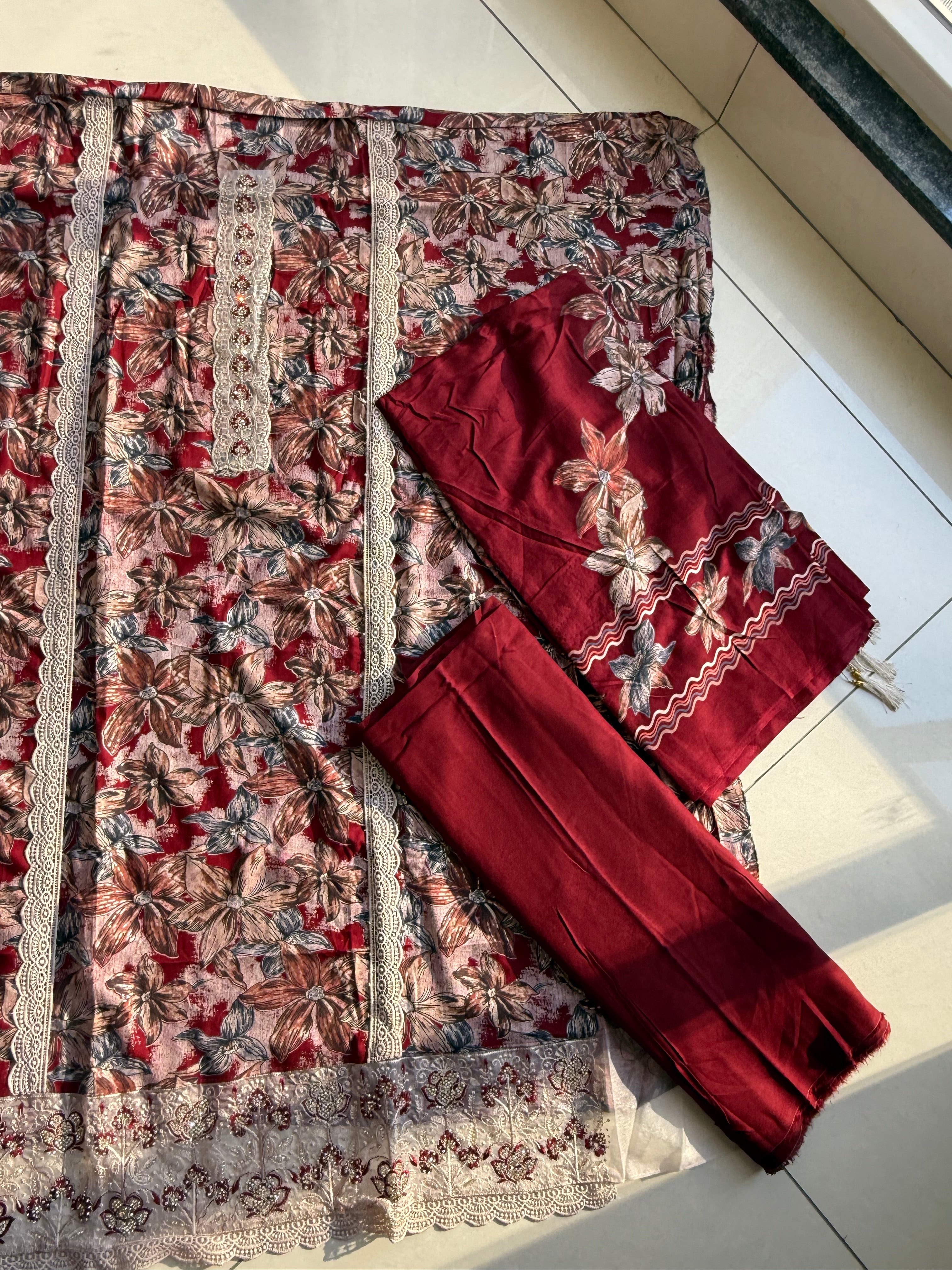 Dilkash Unstitched Suit