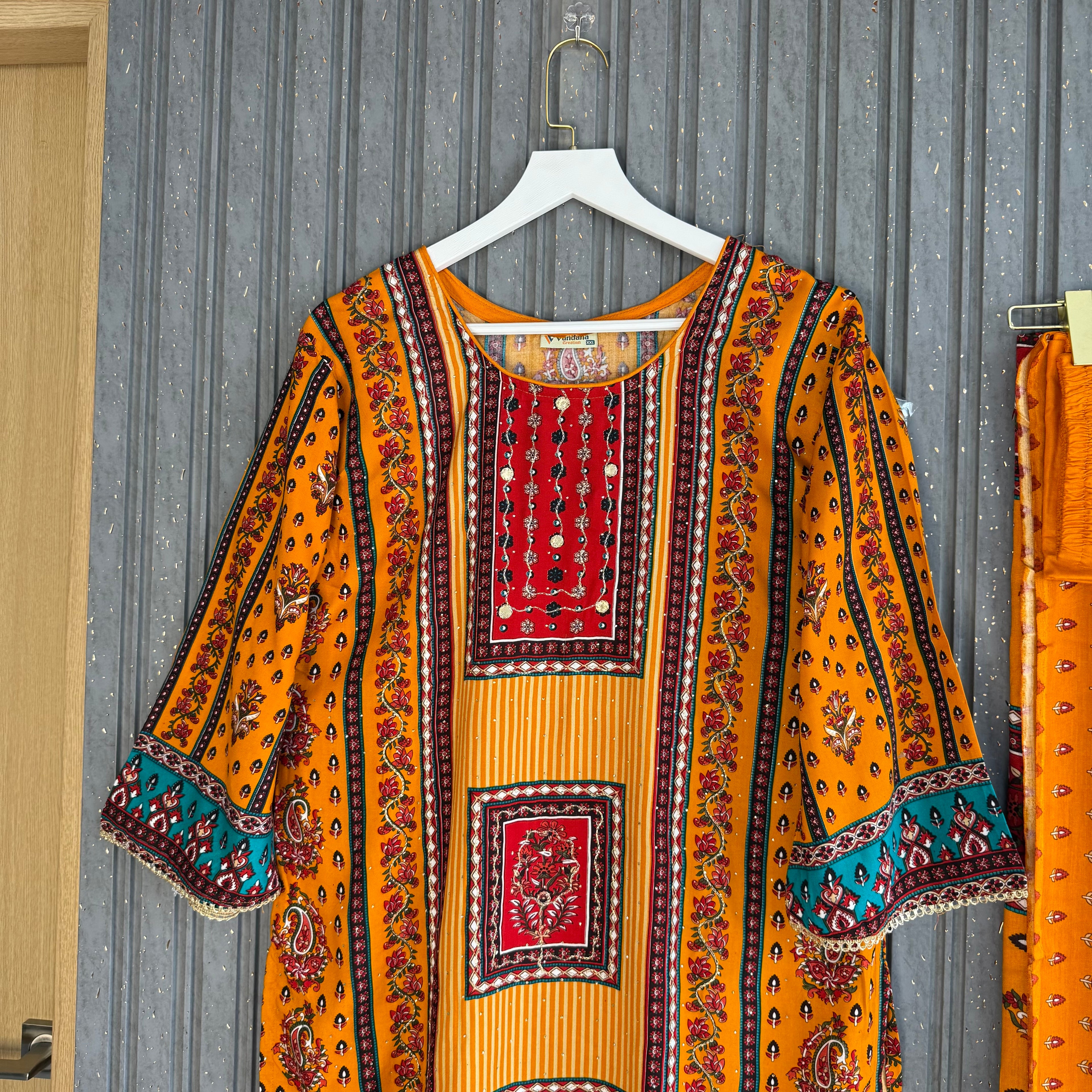Humaima Pakistani rayon suit